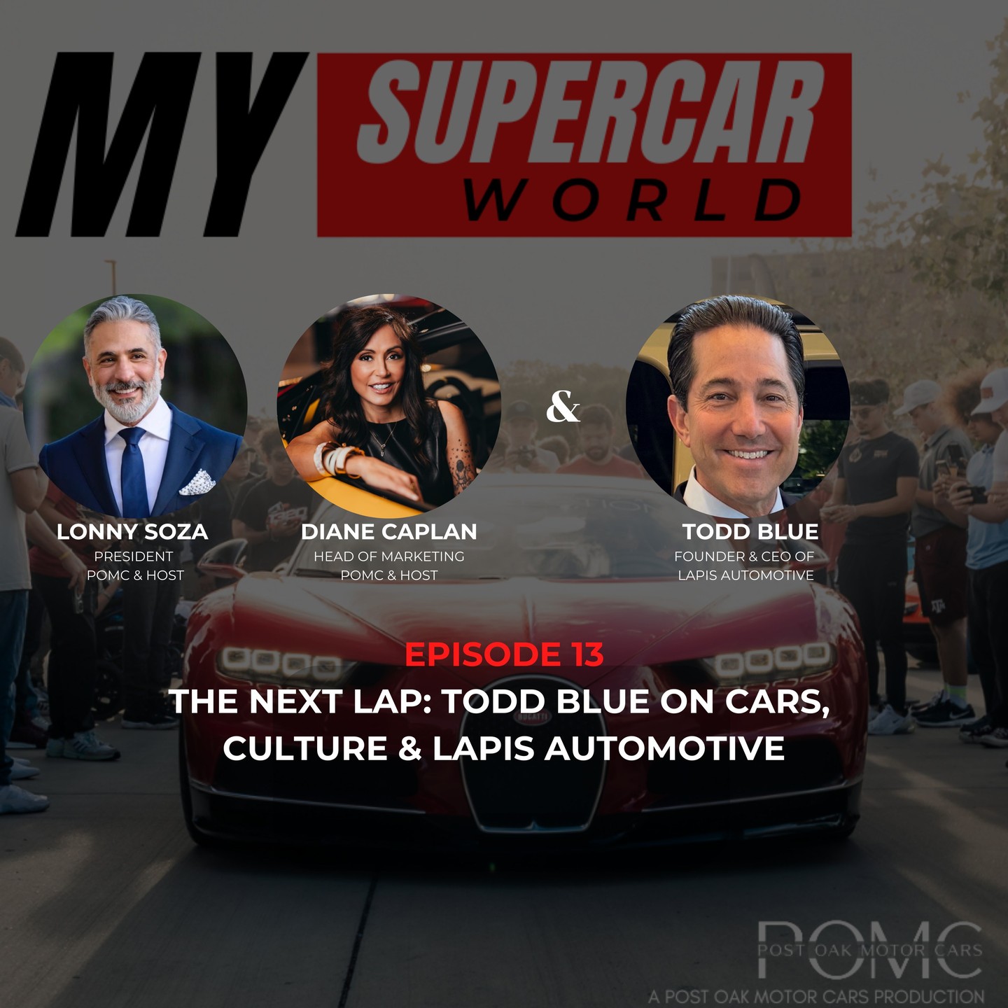 🎙️ Something special is happening today…We’re sitting down with Todd Blue, CEO of Lapis Automotive, for an incredible conversation on cars, leadership, and the future of the luxury auto world. 🚗✨
Stay tuned — this episode drops Thursday, Sept 18!
#SupercarWorld #Podcast #LapisAutomotive #LuxuryCars #Carpodcast #Supercarlifestyle #ToddBlue #LAPIS #Podcastlife #Podcastepisode