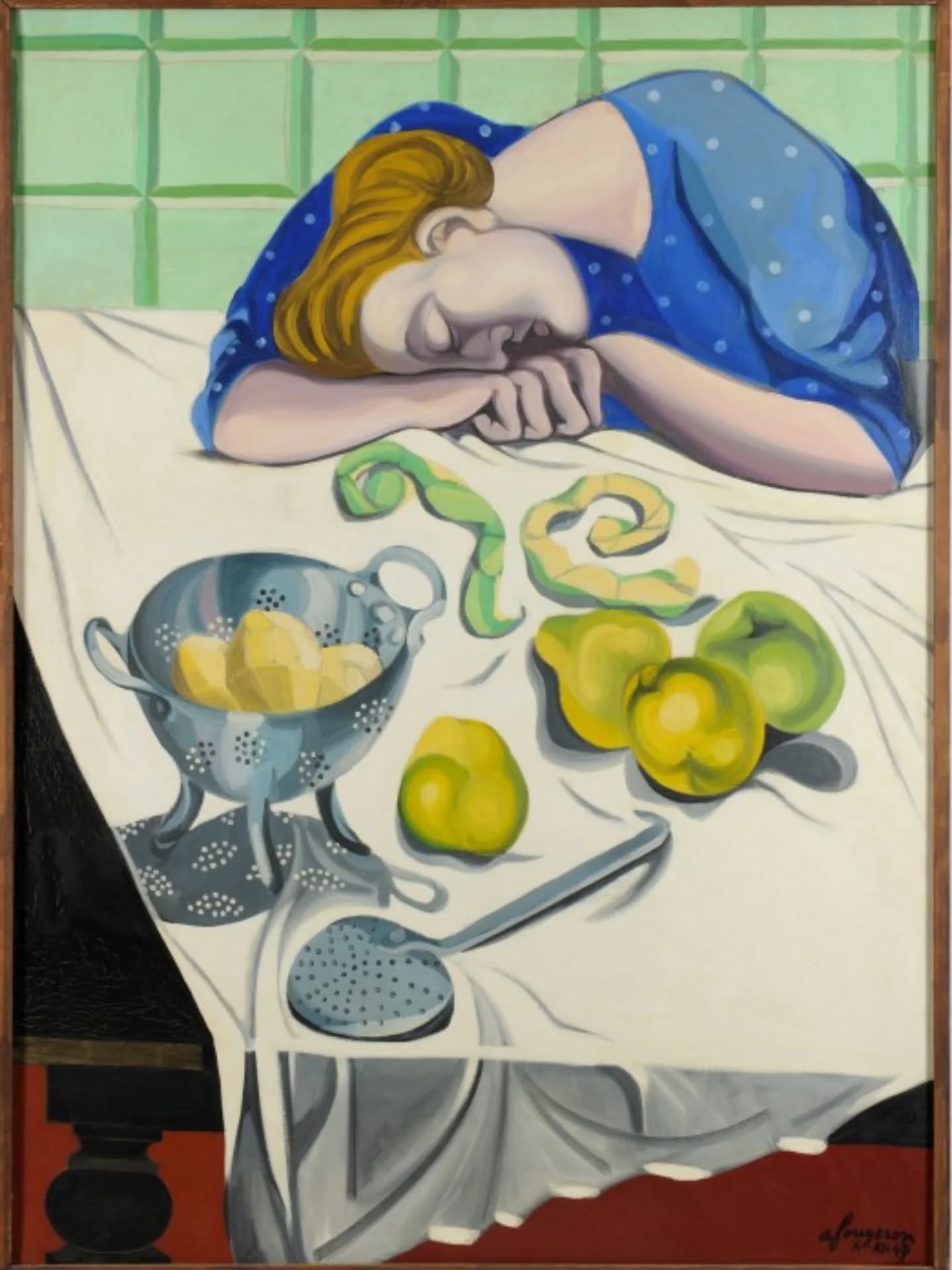 The glamour of the tournament masks the reality of daily working life in the Clubhouse kitchen
@johnsteedartist #instagramimagetennis @new.balls.please #andréfougeron