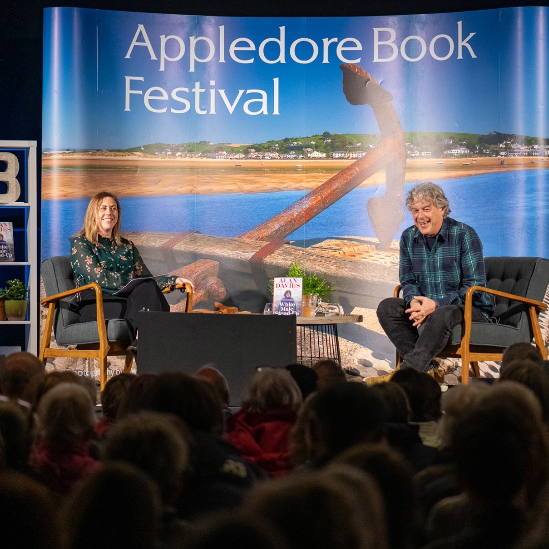 🎪 Alan Davies brought the house down on the opening night at Skern🎭
A lot was packed into his talk this evening ... He spoke about his new book, White Male Stand-Up, the buzz of performing stand-up comedy, vague recollections of the 90s, QI, Jonathan Creek, his difficult upbringing, fraught family relations, his cancer diagnosis and his life at home with his wife and children.
Refreshingly honest, Alan credits his strength of character to therapy, the comraderie between his peers on the comedy circuit - Jo Brand, Bill Bailey, Julia Sawalha - & his connection with the audience.
A big thank you to Alan, our interviewer Laura James, event sponsor🎗 Chichester Developments, Festival Trustee, Mark Britton and the incredible audience.
#alandavies #tickets #ABF2025 #appledore #northdevon #comedy
