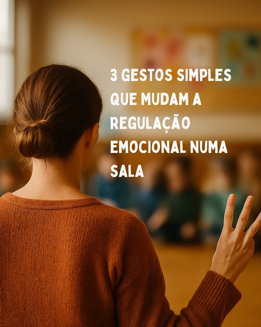 Já sentiste aquele momento mágico em que uma sala cheia de crianças agitadas se acalma apenas com a tua presença?
Não é magia - é neurociência aplicada.
O cérebro da criança funciona como um espelho do adulto, e 80% dos “problemas de comportamento” desaparecem quando mudamos primeiro o nosso estado interno.
A verdade que poucos dizem:
As crianças não precisam das nossas palavras. Precisam da nossa regulação.
Neste carrossel partilhamos contigo 3 gestos simples que aprendemos ao longo dos nossos anos de prática e que transformam qualquer sala:
✨ O poder do sussurro consciente
✨ Falar com o corpo antes das palavras
✨ Criar pontes com rituais
O que vais descobrir?
A regulação emocional numa sala começa sempre em ti.
Com a tua respiração, com a tua presença, com a tua capacidade de te manteres centrada quando tudo parece fora de controlo.
Qual destes gestos já faz parte da tua prática? E qual te desafia mais a experimentar esta semana? 👇
A tua experiência pode inspirar outros educadores que estão nesta mesma jornada.💛