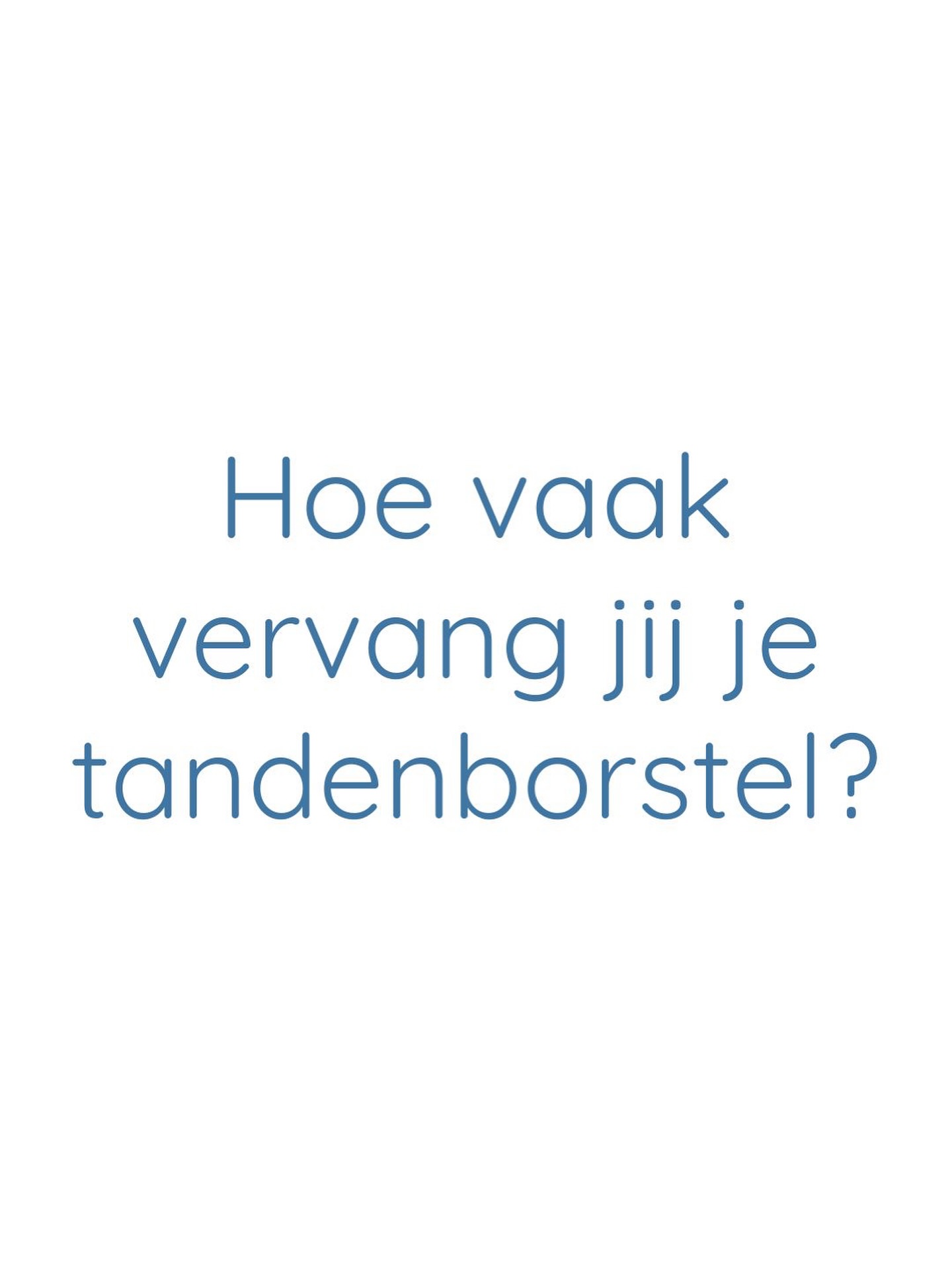 🦷 Wanneer vervang je je opzetborstel?
Algemeen advies: elke 3–4 maanden, afhankelijk van slijtage.
Signalen dat het tijd is voor een nieuwe:
* Verkleuring van de haren (indicatorharen vervagen)
* Uitstaande of gespleten haren
* Minder schoon gevoel na het poetsen
Heeft u vragen of wilt u een afspraak maken? Neem gerust contact met ons op via www.annatump.nl, bel ons op 070 22 12 119 of stuur een e-mail naar info@annatump.nl
📍Kranenburgweg 180p
2583 ER Den Haag
📍 Hellingkade 250
2583 WC Den Haag
#tandartsdenhaag #tandartsscheveningen #mondzorgdenhaag #tandartspraktijkdenhaag #gezondemond #witteglimlach #invisalign #tandenbleken #facings #cosmetischetandarts #kindertandarts #mondhygienist #tandartsangst #modernetandarts #denhaag