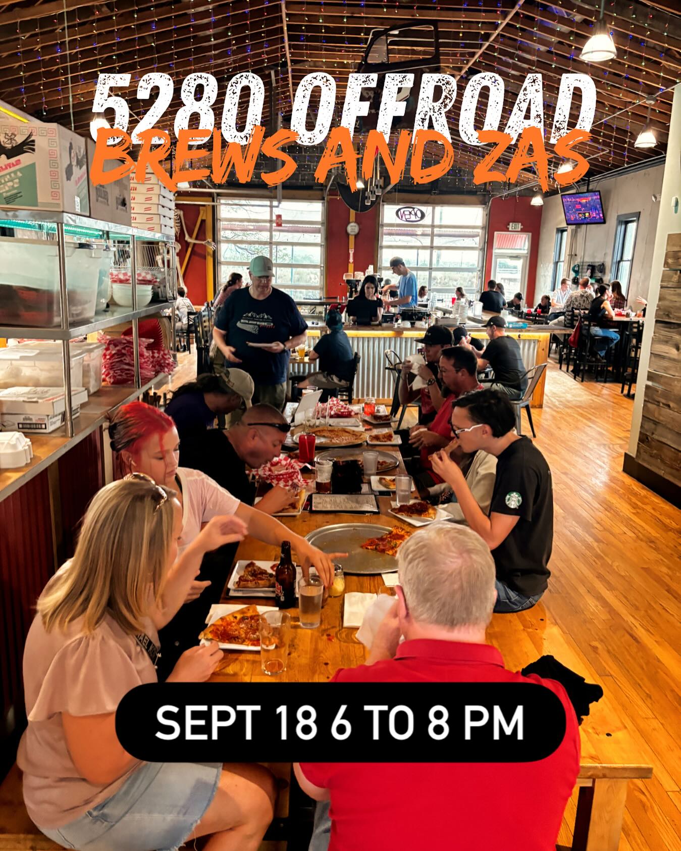 Alright Tribe 🍕🍻
September’s here and it’s time to kick back with the crew! Join us for Brews & ’Za at Big Choice Brewery in Brighton.
📅 Thursday, Sept 18th
🕕 6:00–8:00 PM
📍 Big Choice Brewery
Free pizza (we got you), good brews (on you), and plenty of trail talk. Bring your rig, your stories, and your appetite as this is where Colorado’s offroad community comes together.
👉 Hit that RSVP so we know how much ’za to stack for the tribe. Link in Bio! Or go to our website > Events > RSVP
#5280Offroad #ColoradoOffroad #OffroadTribe #BornAtElevation #ForgedInMud #GritIsEarned