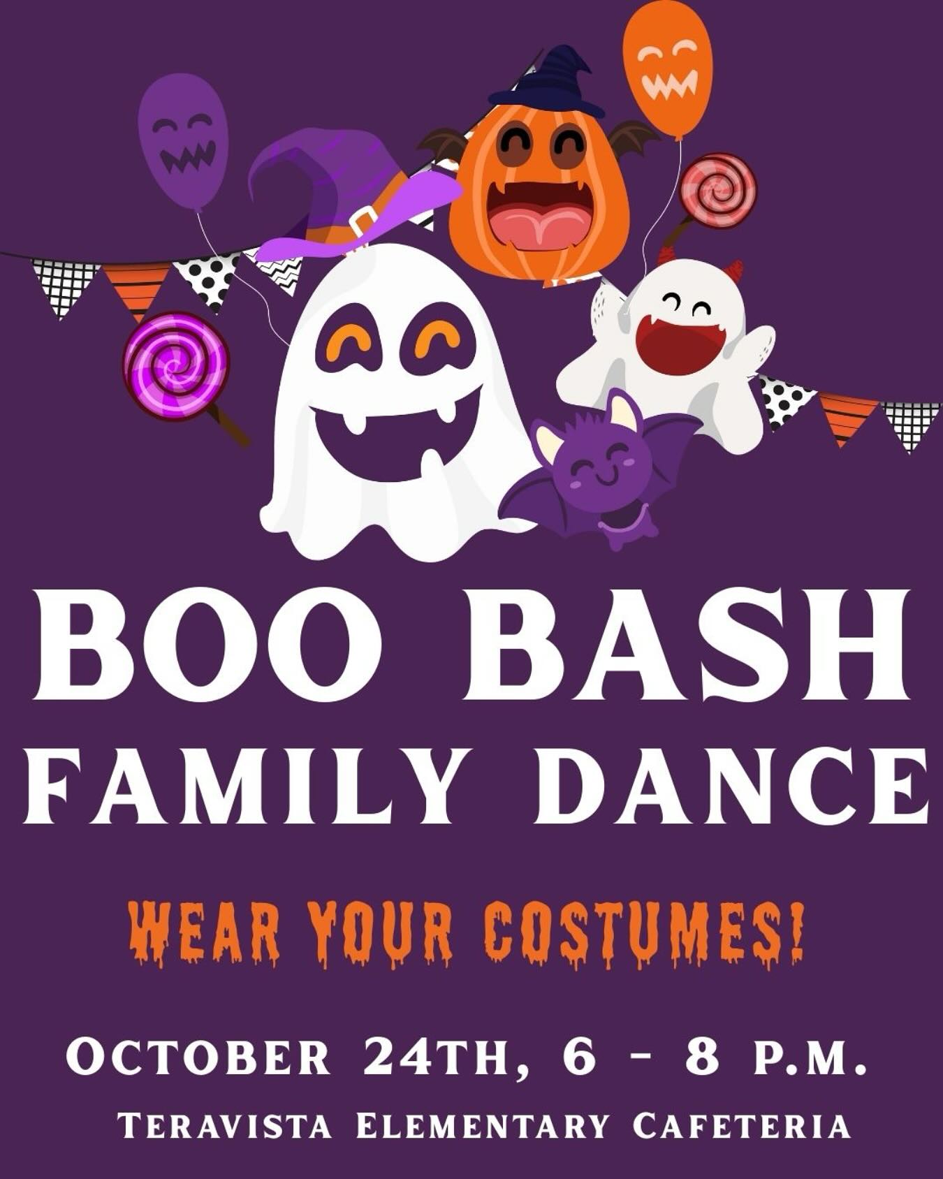 Save the date! Join us for our annual family dance! 10/24/25 from 6-8 PM