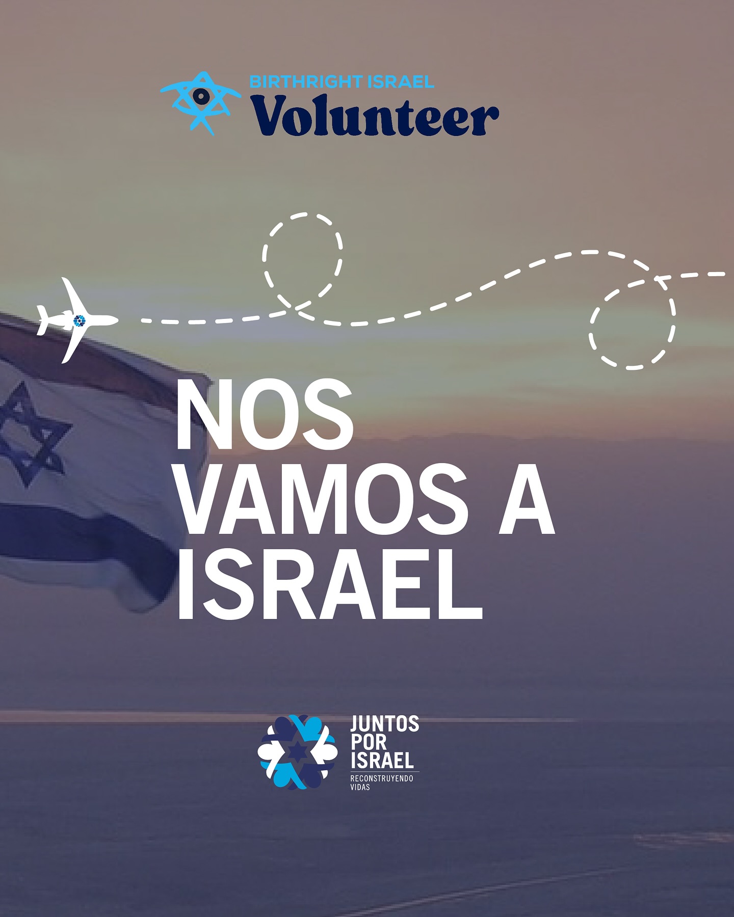 ✨LLENAMOS LOS CUPOS! Gracias a todos!
Se viene una oportunidad única: un viaje de voluntariado a Israel organizado por @taglitargentina y Juntos por Israel.
Vamos a colaborar en distintas actividades de voluntariado, ademas de hacer actividades vinculadas a todo lo que venimos haciendo desde el inicio de Juntos por Israel.
Una experiencia para aportar, aprender y compartir en comunidad.
