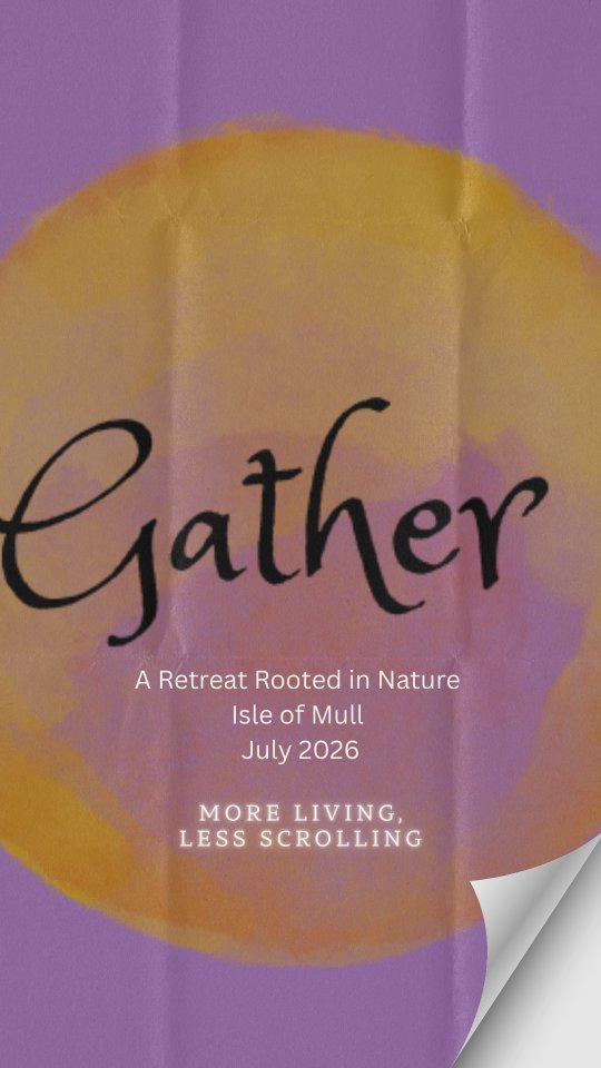 Time for something a little bit different...
Gather
A Retreat Rooted in Nature
Isle of Mull
Thursday 23rd to Monday 27th July 2026
Lucy and Jules are heading back to Mull next year with a brand new offering. Gather is an earthy retreat for those seeking connection and stability. We will be exploring ancient practices and past times that help to keep us grounded and able to flourish. Are you ready for a slower adventure?
Early bird price until 1st November 😎
PM for the details
🎥 @finnnmatheson