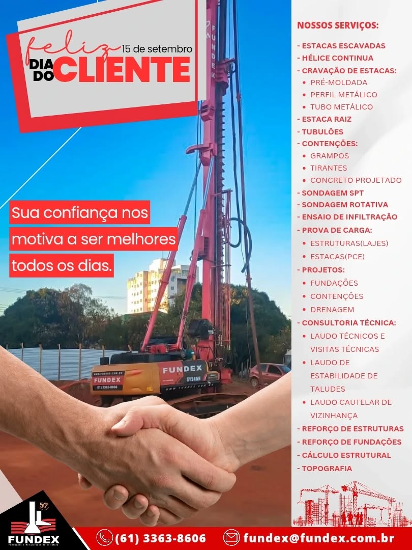 Feliz Dia do Cliente!
Obrigado por fazer parte da nossa história.