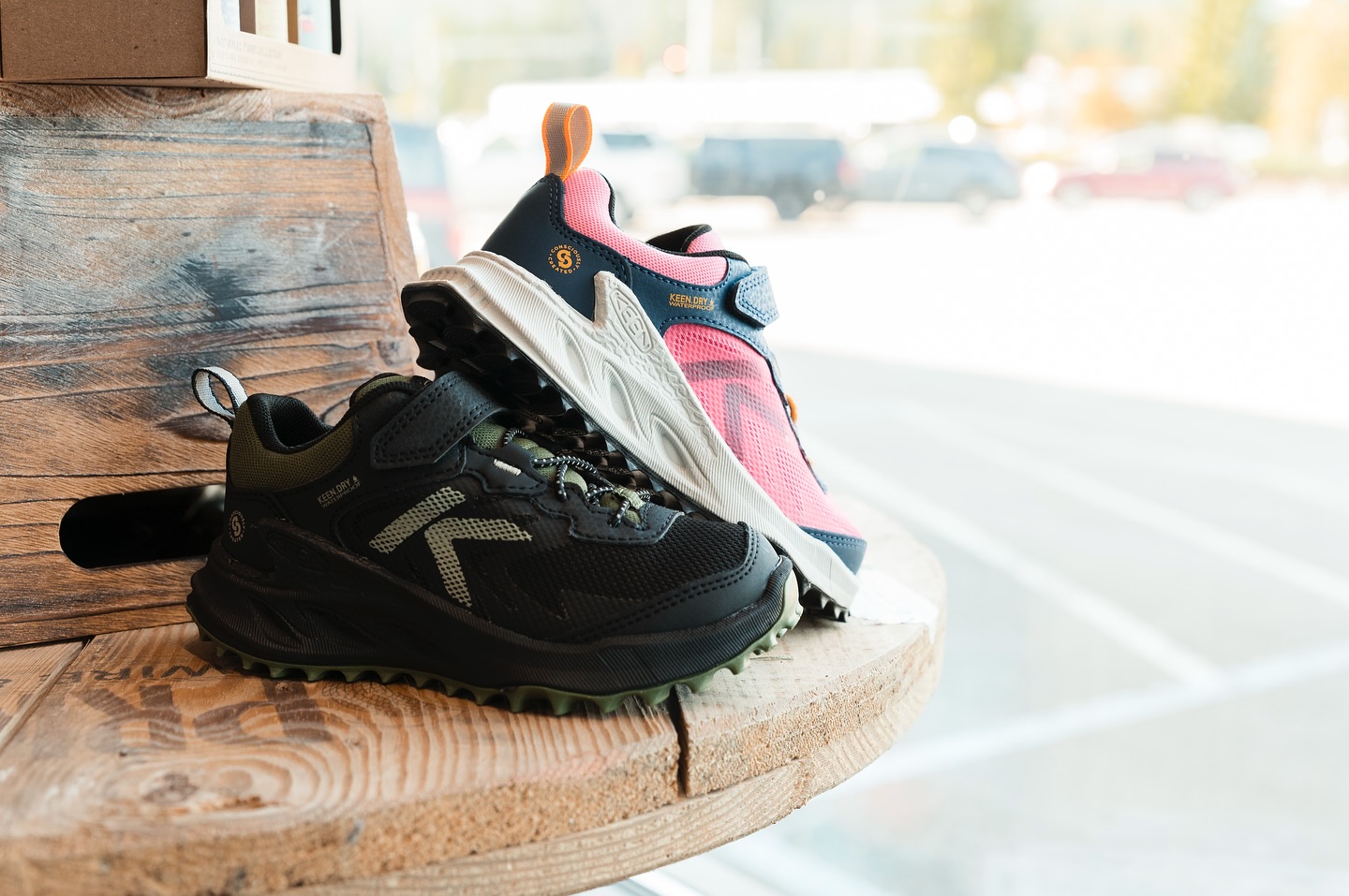 The bad news is, it’s officially terrential downpour season. The good news is, we have the perfect shoe for your kids to run and play in, and still keep their feet dry. These Keen Zionic shoes have extra traction for those slippery puddles, and are heavy chemical-free!
#nuggetoutfitter #nuggetalaskanoutfitter #mendenhallmall #keen