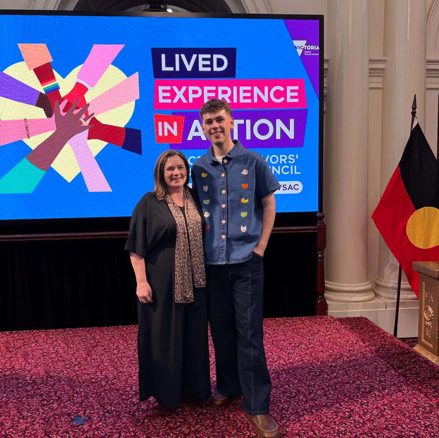 Today I took my seat at VSAC for the last time as Deputy Chair.
Three years ago, at 18, I wrote to the Victorian Government and asked for a chance to be heard.
Today I leave knowing we made room for many more voices, especially children and young people.
This first photo is with my mum, whose courage made mine possible.
I’m proud of what we cultivated and clear about what’s unfinished: a dedicated, developmentally appropriate, time-bound service response for children and young people in every region of our State.
Thank you to everyone who leaned in and listened.
Onward, with children and young people at the centre.