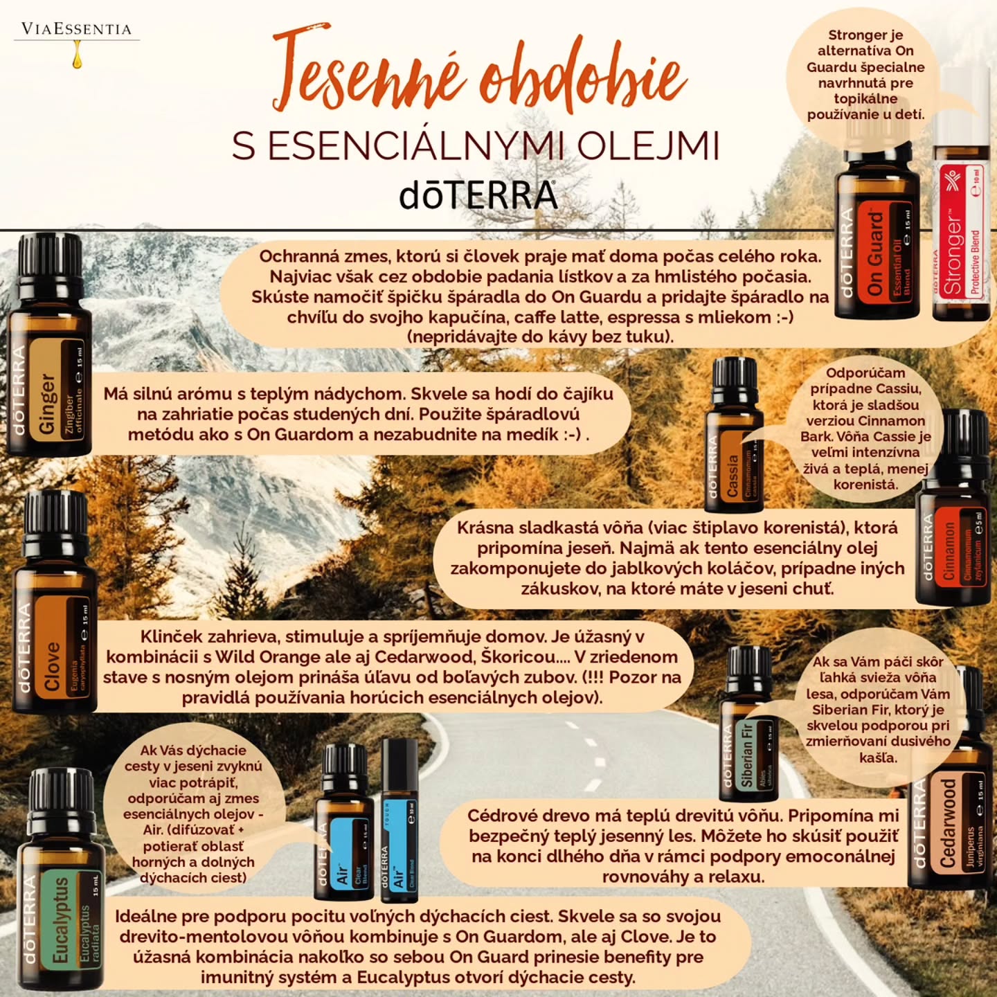 Pár tipov na esenciálne oleje do jesenných dní 🍂.
🏠- Zútulnia domov, emočne zohrejú priestor, prinesú pocity relaxu
💨- Prečistia vzduch, uľahčia dýchanie
😷 -Sezónne hrozby s nimi prekonáte ľahšie a rýchlejšie
👩🍳- Osviežia Vaše obľúbené recepty
-----------------------------------------------------
👉TOP 9 produktov, ktoré odporúčam na jesenné a zimné obdobie 👇🥰:
https://www.viaessentia.info/sezonne-odporucania
-----------------------------------------------------
#doterra #difuzer #jesen #hrejivy #wellness #relax #doma #aromaterapia #klincek #skorica #zazvor #teplo #bynature #esencialneoleje #volnedychaj #viaessentia