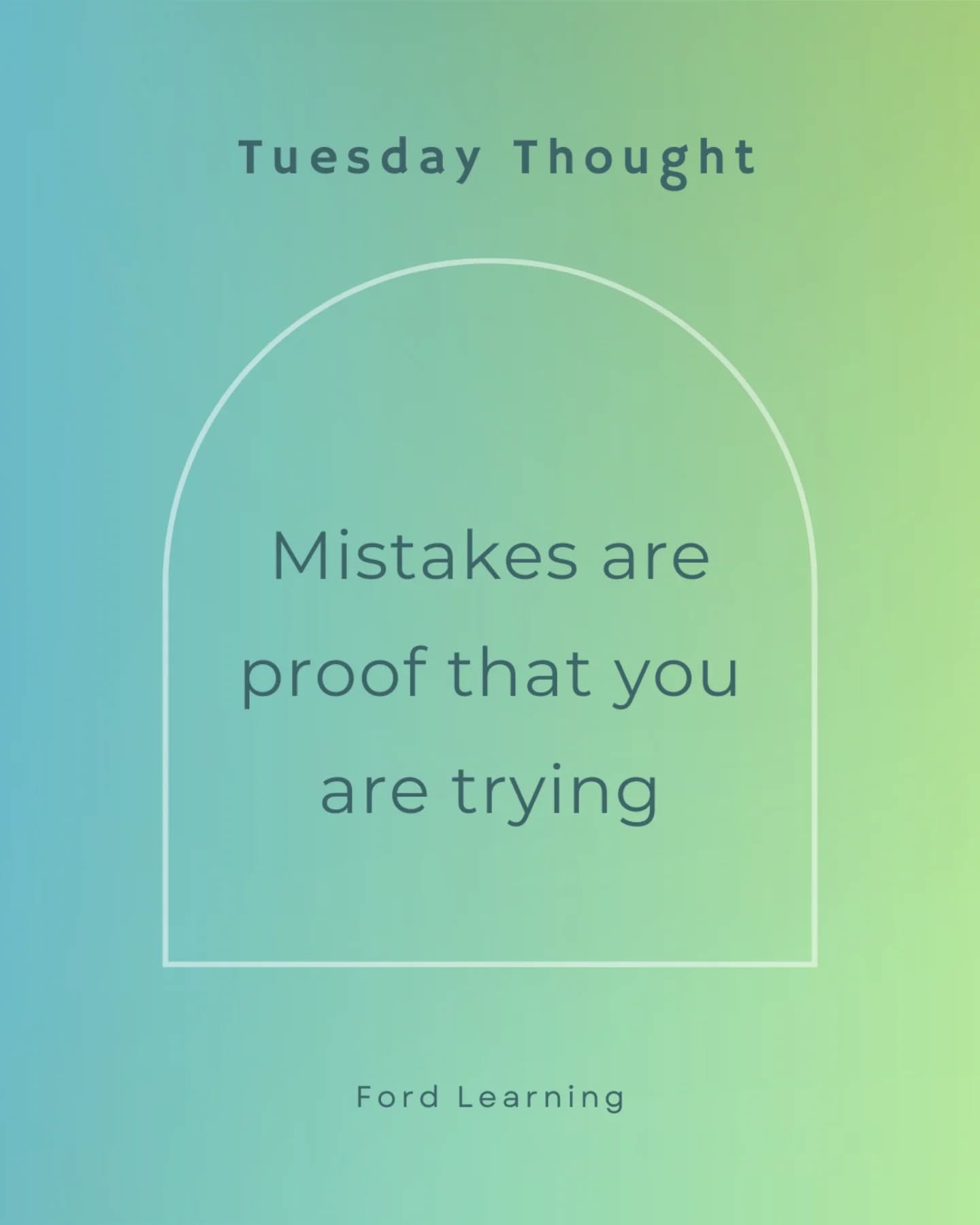 Mistakes are a sign that you are moving forward. 💪
Mistakes mean that you are trying, learning, and daring to grow. ⬆️
Celebrate the progress each mistake brings. They're the stepping stones to success! 🚀
#fordlearning #tuesdaythought #lifelonglearning #mistakes #growthmindset #personalgrowth #progressnotperfection