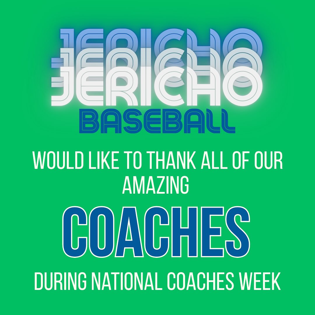 Coaching is more than managing the players and team. It is taking on the responsibility of leading a group of athletes, encouraging growth and development. It is being a role model for the young athletes as people on and off the field. Building community and making a positive difference. We would like to Thank All Coaches involved with Jericho Baseball for your time and commitment #coaches #kidssports #baseball #youthdevelopment #bcbaseball