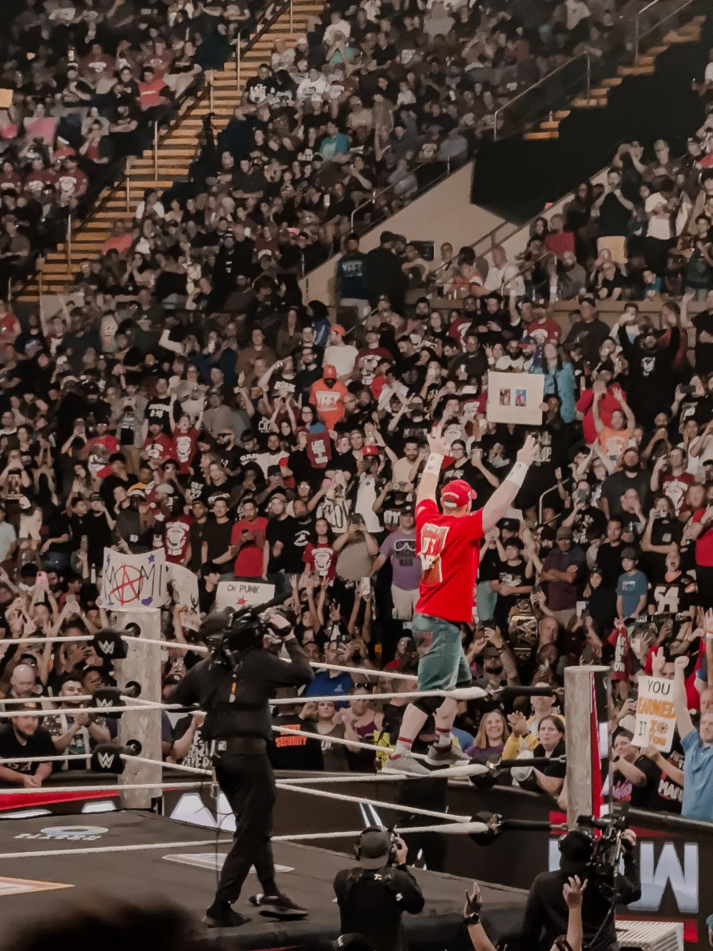 Got to witness the legend himself — John Cena — one last time before his retirement at the end of the year. 🙌
Even though “professional” cameras weren’t allowed inside the arena, I couldn’t miss the chance to capture this moment. The energy, the nostalgia, the crowd… truly unforgettable. 📸✨
Sometimes it’s not about the gear you bring, it’s about the memories you take home. 🙏
Question is, can you see him?
#WWE #JohnCena #YouCantSeeMe #WrestlingPhotography #Legend #WWEUniverse #shotoniphone #candidphotographer