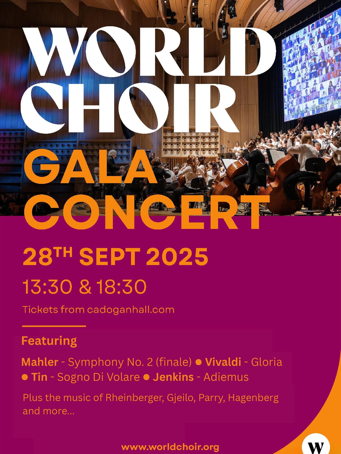 We’re kicking off our 2025/26 season with a bang! 💥 On Sunday 28 September, we’ll be accompanying @world_choir in a celebration of choral favourites. And the best news? There’s an afternoon AND evening performance to choose from. Tickets are available via the link in bio 🫶🏻