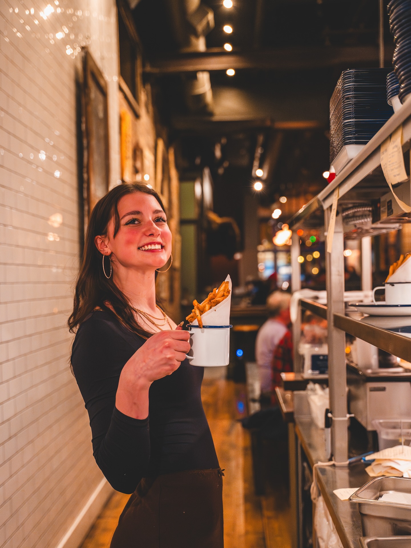 Happy Hour is BACK daily 2-5. Food menu👇
DUCK WINGS - 16.50
Smoked and confit duck wing drummetes, fried until crispy and tender. Tossed in a Root Beer BBQ citrus glaze, covered in cajun spiced roasted peanuts and puffed rice.
Finished with scallions.
KOREAN STYLE RIBS. (sold by the rib) 3.25 each
Smoked pork ribs, fried golden in a light batter, then tossed in crispy shallots and scialionauce. Finished with black sesame,
CAULI WINGS - 16.00
Salt and pepper, chili lime dry rub, bbq, buffalo, rosemary maple chili, hot/honey, dill pickle Vegan options available
Comes with your choice of blue cheese or ranch dip
CARPACCIO - 15.00
Lightly seared beef tender, sliced thin, with smoked mushroom aioli, charcoal infusion, arugula dressed in a onion vinaigrette, crispy shallots and shaved parmesan
POPCORN - 5.00
Choose from Spicy Cheddar, Nutritional Yeast & Onion, Dill Pickle or Movie-Theatre Butter. All flavours contain nuts