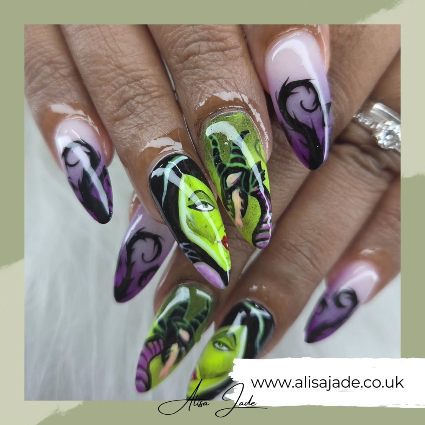 I Know You, I Walked with You Once Upon A Dream 💭💫
#maleficentnails #villannails #disneyvillans #queenofevil