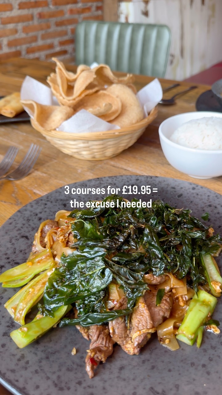 You have a good enough excuse to eat out with our EARLY BIRD DEAL! 🐦
Get three delicious courses, an appetiser, starter and main for just £19.95 per person, available Sunday to Thursday, 5-6:30pm
Even better? BYOB for only £3 per person 🥂
Staying in? 🏠
Order through the link in our bio and enjoy 10% off with code NOKS10 - 20% OFF on Tuesdays with code TUESDAY20
#noksthai #bramhall #noksthaistreetfood #bramhall #thaistockport