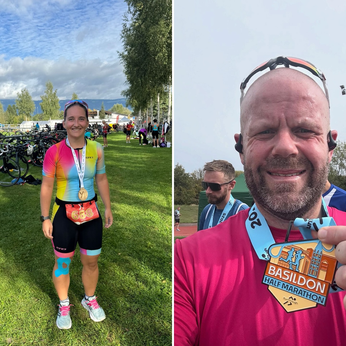 Two big shout outs to our athletes for this weeks #medalmonday
Both raced on Sunday, with Zoe at the Yverdon sprint triathlon in Switzerland and Stephen at Basildon Half Marathon. 🏊♀️🚴♀️🏃♀️
Both executed their races strategies really well, producing solid performances 👌
Well done both!
#swimbikerun #triathlon #running #run #coaching #tricoaching #runcoaching #4performanceuk
Team: @jon_warren_tri @sunshine_nutrition_ @aspiresportpsych_pt @kp_trail_adventures
Partners: @youngagain_cycles @otesportsgb @nrgchains @rideparcours @zone3official @bikeboxalan @completephysio @nopinz @thealtitutecentre @evolve.aero