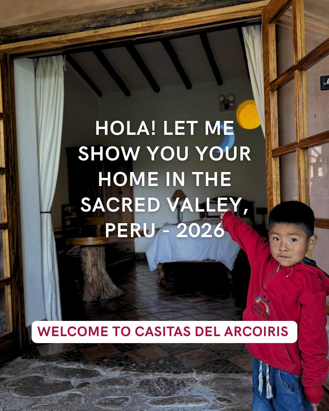 After the adventure comes the pause. 🏔️ @lascasitasdelarcoiris is where we land, breathe, and let the Sacred Valley sink in.
And while you sleep, something even more powerful unfolds — your stay supports children’s futures here in Peru, providing food, education, and healthcare to those who need it most.
A place to recharge, a place with purpose. This is travel that gives back. 💛
📅 17–28 August, 2026
Comment “PURPOSE” to discover how you can be part of this journey ✨ #HelpWhileYouTravel