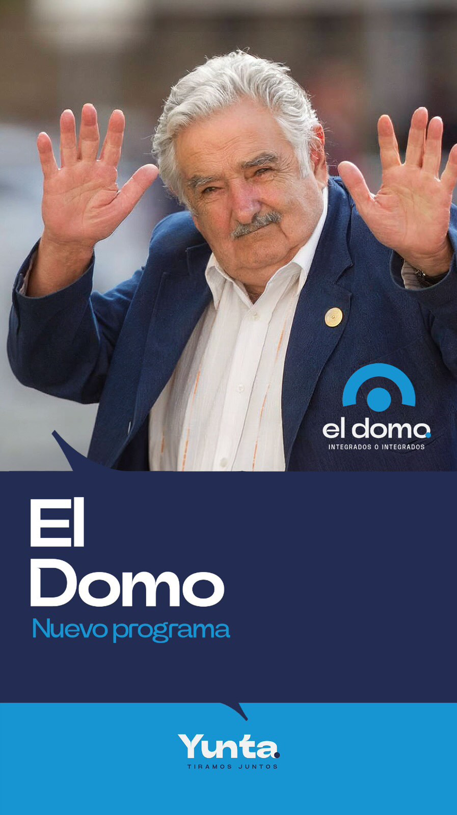 Inauguramos un nuevo espacio en Yunta.
El Domo sigue de cerca las ideas de integración regional lanzadas por Mujica y retomadas por presidentes y expresidentes.
👉 Mirá el programa completo en nuestro canal de YouTube.