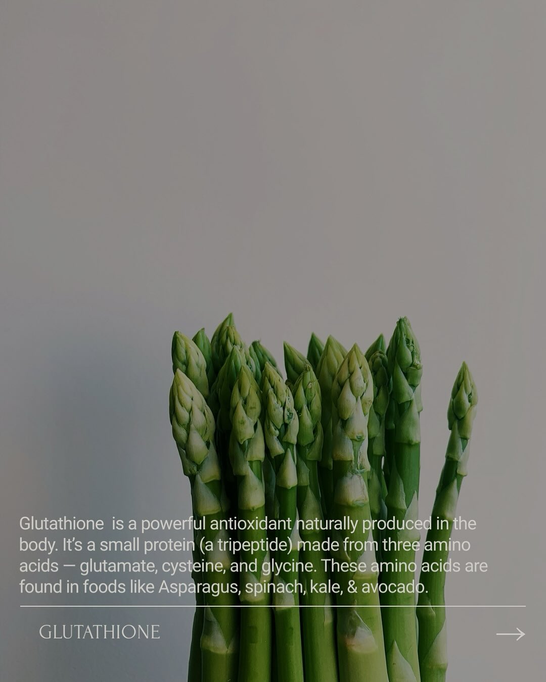 Glutathione: The Body’s “Master Antioxidant” ✨
Did you know your body makes its own super-antioxidant called glutathione?
It protects your cells, boosts detox, supports energy + immunity, and even helps recycle other antioxidants like Vitamin C & E.
🌱 Foods that boost glutathione:
🥦 Broccoli, kale, Brussels sprouts, cabbage (cruciferous veggies)
🧄 Garlic, onions, leeks (sulfur-rich)
🥬 Spinach, asparagus, avocado (natural glutathione sources)
⚡ Benefits of strong glutathione levels:
✔️ Neutralizes free radicals (anti-aging & skin glow)
✔️ Supports liver detox & hormone balance
✔️ Boosts energy + mitochondrial health
✔️ Protects brain & nerve function
💃 Why it matters in perimenopause + menopause:
Estrogen shifts can increase oxidative stress + inflammation. Supporting glutathione may help balance hormones, protect skin & collagen, and reduce fatigue & brain fog during this transition.
👉 Some women add liposomal glutathione supplements (like @cymbiotika for extra support, especially if stress, toxins, or age deplete natural levels.
#Glutathione #Antioxidants #WellnessJourney #HolisticHealth #HealthyLiving #CellularHealth #DetoxSupport