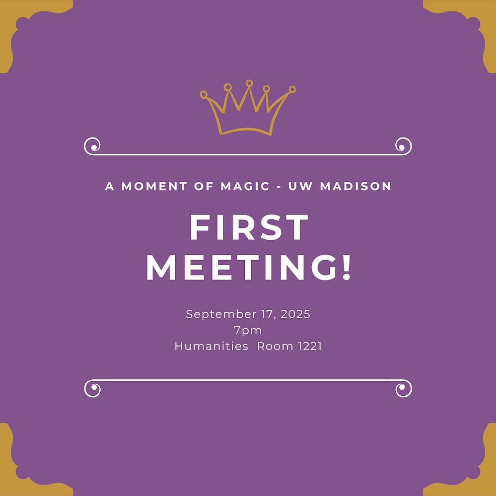 First meeting TONIGHT💜
🎗️7pm
📍Humanities Room 1221
Join us for our first meeting of this fall semester! Just bring yourself (and a friend!) and meet many new faces! See you soon!👑