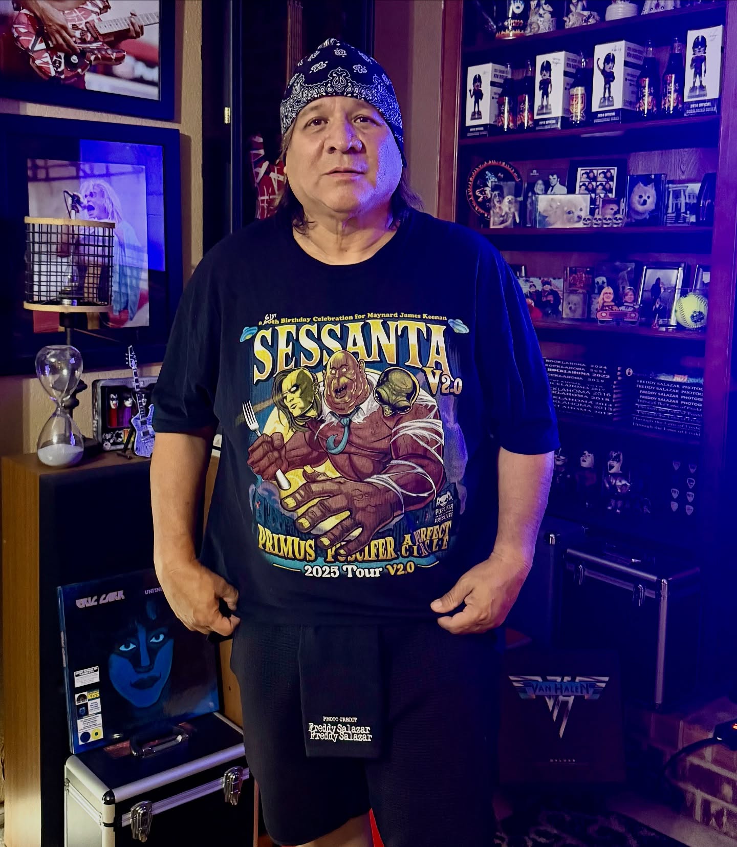 Hands down one of the best photographers that Oklahoma has ever seen. Freddy Salazar is a talented artist and photographer. We hope the towel helps out tonight at the BOK in Tulsa for the James Taylor Concert. Thanks for working with us.