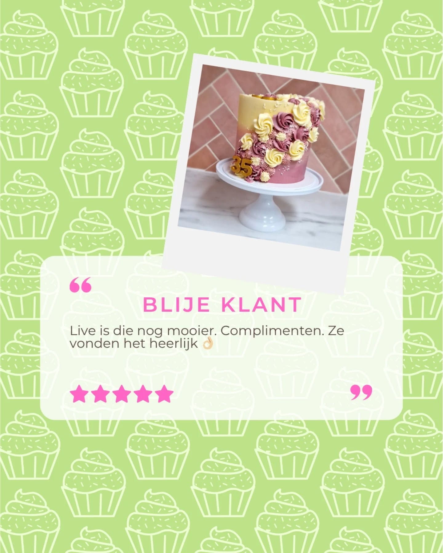 Ik word gek!
Van mijzelf wel te verstaan 🤭. Geloof het of niet, maar elke bestelling vind ik toch best een beetje spannend. Ik ben behoorlijk kritisch op mijn eigen werk (De lat ligt met regelmaat zo hoog dat ik er met gemak onderdoor kan lopen😅) en dat maakt dat ik kriebels krijg voor het ophaalmoment...
En als ik dan dit soort reacties krijg verdwijnt die kritische blik als sneeuw voor de zon 🥹🥹❤️
ik heb echt de allerliefste en meest geweldige klanten die er bestaan! 💕
#suikertijd #taartbestellenoldenzaal #verjaardagstaart #feesttaart #customcupcake #customcake