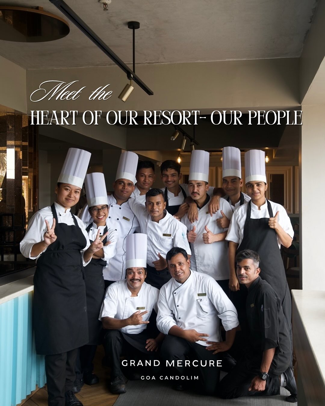 Behind every perfect stay is a team that works with heart.
From kitchen craft to wellness touch, these faces are just a few of the many who make it happen.
Here’s to everyone who makes moments unforgettable. ✨
.
.
.
#hospitalityweek #grandmercuregoacandolim #northgoa #exploregoa #resortlifestyle #peopleofgrandmercure
.
.
.
(People of Grand Mercure Goa, Hospitality Week, Explore Grand Mercure Goa, staycation, vacation in Goa)