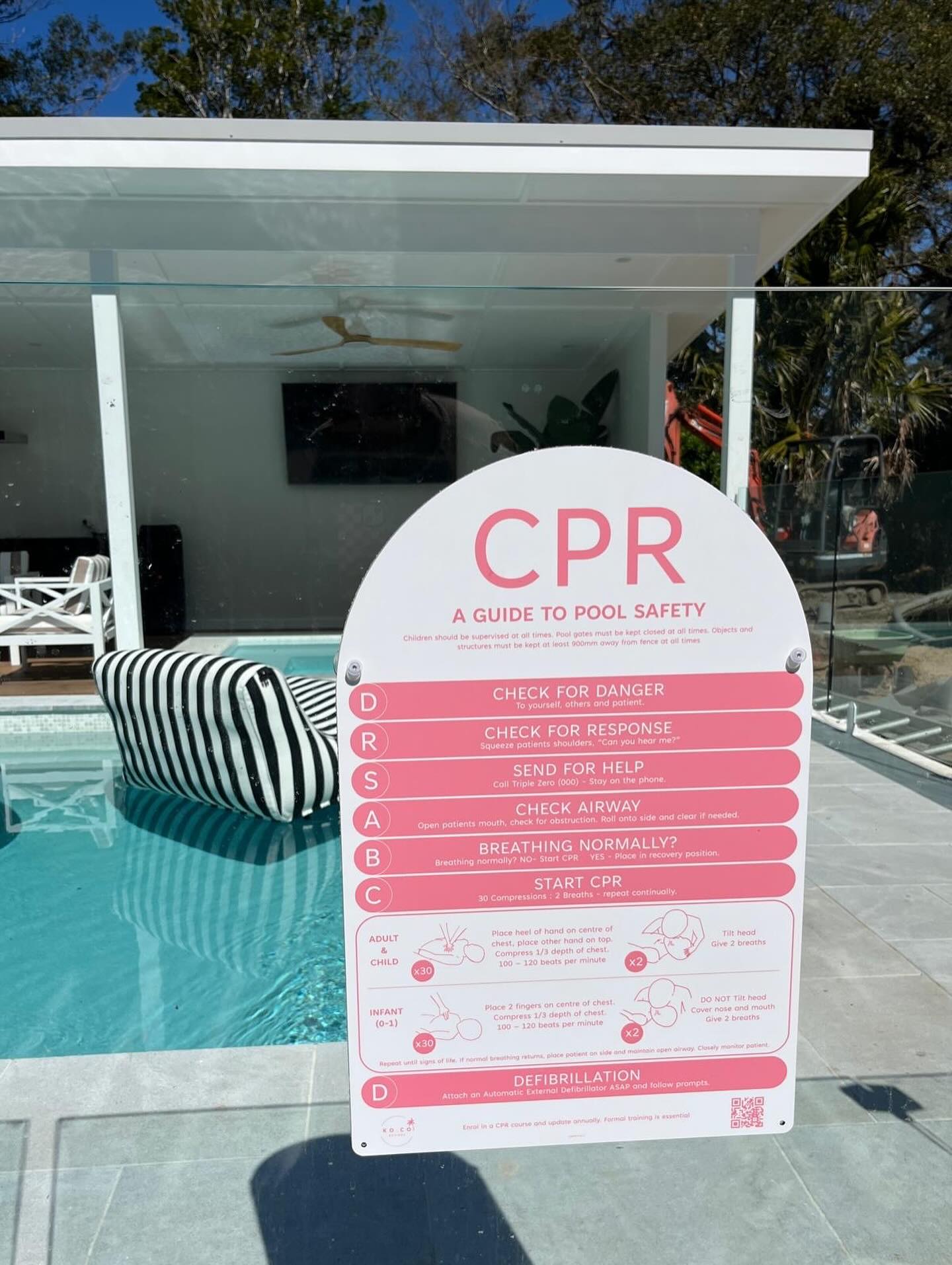 Add some colour to your pool area this summer! Order your pool sign today to get FREE shipping