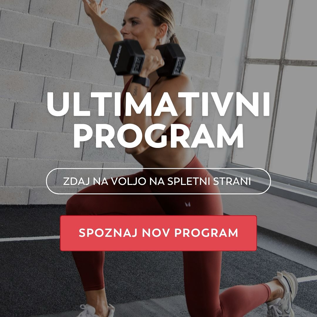 ULTIMATIVNI 8 - tedenski vadbeni program je že na voljo na naši spletni strani!😍🔥
🔗Link do programa najdeš v opisu profila in v današnjih storyih
✨ Za koga je primeren?
Program je namenjen vsem bejbam, ki ste že opravile naš Napredni 8-tedenski program, pa tudi vsem, ki redno trenirate in vam je gibanje že postalo način življenja.
💥 Kaj te čaka notri?
Ultimativni program je naš najzahtevnejši do sedaj! Vključuje:
• treninge za moč,
• kondicijske treninge in
• HIIT treninge.
Za izvedbo treningov potrebuješ osnovne rekvizite: set prostih uteži in vadbeno elastiko. Če imaš doma še Kettlebell ali kakšno težjo utež – še toliko bolje! 💪🏼
🎯 Glavni cilj programa:
Želim, da s tem programom stopiš stopničko višje, presežeš svoje meje in postaneš še močnejša ter bolj vzdržljiva. Naj bo to tvoj izziv, kjer premagaš samo sebe – in na koncu v celoti zaključiš program.
🔥 Vem, da vas je le nekaj odstotkov, ki si zares želite takšne treninge – treninge, ki zahtevajo dodatno motivacijo, disciplino in pogum. Ampak jaz verjamem v vas in v ta odstotek punc, ki si želi še nekaj več in je na to pripravljena!💪🏼
Bejbe, upajte si – in samo začnite. Jaz sem z vami!
Let’s gooo! 💪🏼🔥🔥