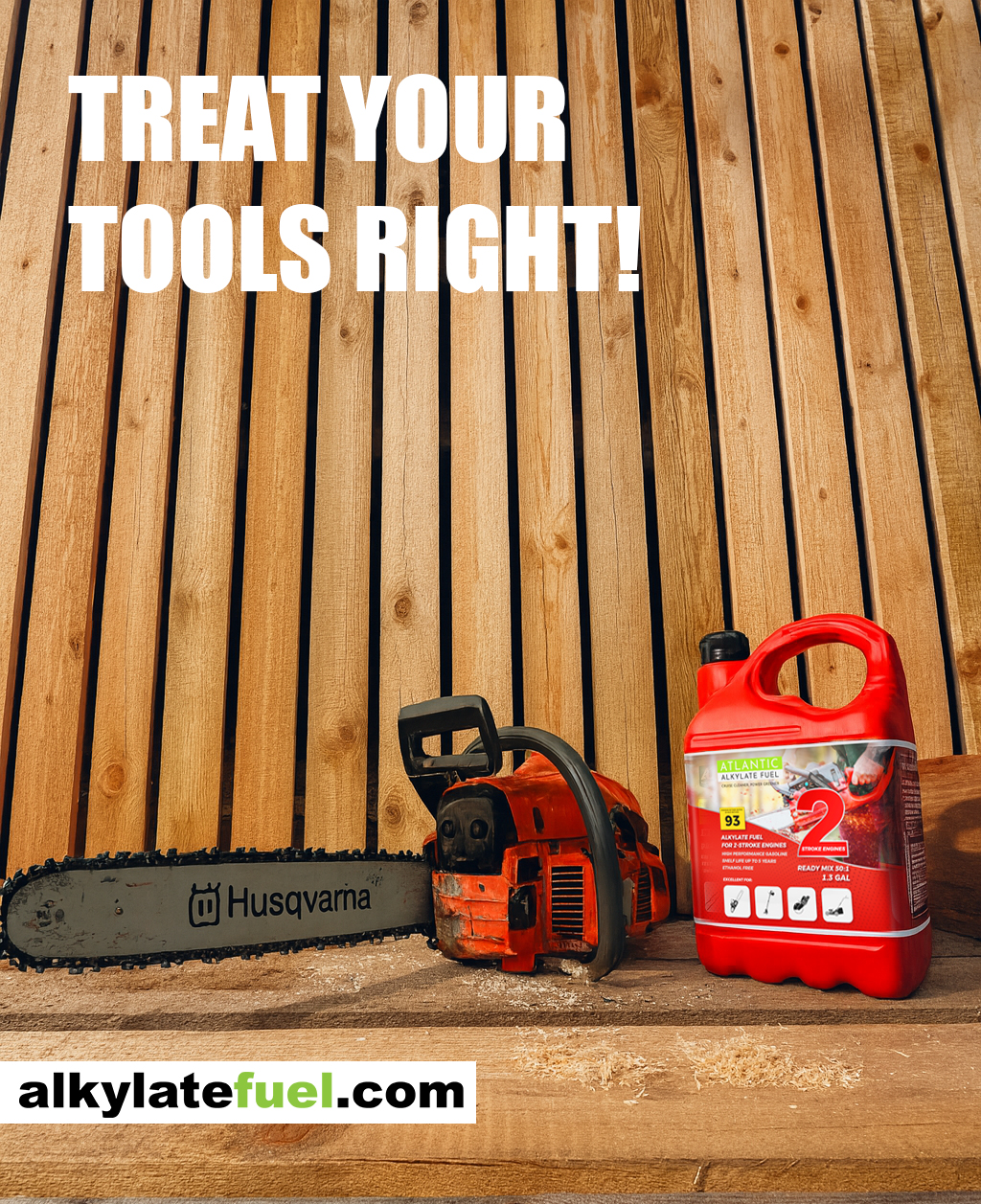 🌱 Treat Your Tools Right
Your chainsaw or trimmer works hard—give it the fuel it deserves. Premium Atlantic Alkylate Fuel is refined to remove the impurities found in ordinary gasoline.
✅ Fewer harmful compounds: It contains almost no olefins, aromatics, or ethanol, so there’s less gumming, corrosion and carbon build-up inside the engine.
✅ Cleaner combustion: Burns more completely, which keeps spark plugs and exhaust ports cleaner and reduces smoke.
✅ Stays fresh for years: With a stable, high octane rating, it delivers reliable starts even after long storage.
All of this means less wear and tear and a much longer engine life, while you breathe in far fewer fumes.
#AlkylateFuel #TreatYourToolsRight #EngineLife #CleanPower #ToolCare #LowEmissions #EcoFriendlyFuel #OutdoorPower #GreenGardening #ProGradeFuel #ChainsawLife