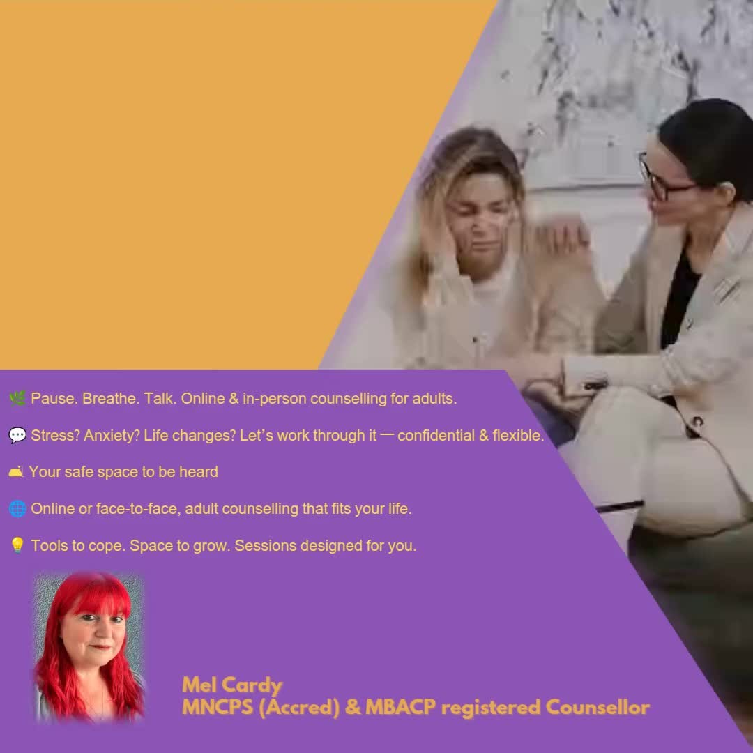 1️⃣ Simple & Direct
Feeling stressed, anxious, or stuck? 💭
Let’s talk it through — online or in-person. 🌿
2️⃣ Encouraging & Warm
You don’t have to go through life’s challenges alone. 💛
Safe, confidential counselling to help you cope, grow, and thrive.
3️⃣ Quick & Relatable
Life moves fast — sometimes we need to pause. ⏸
Flexible adult counselling sessions, online or face-to-face.
4️⃣ Focused on Growth
Build resilience. Boost confidence. Feel lighter. 🌱
Adult counselling designed around you and your schedule.
5️⃣ Friendly & Inviting
Need someone to really listen? 👂
Confidential counselling for adults — online or in-person.