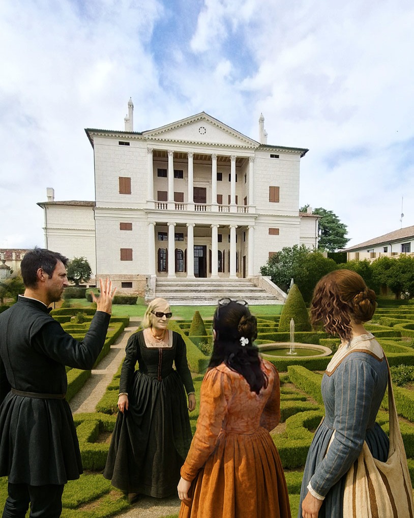 Un día largo e inolvidable con nuestras nuevas amigas madrileñas, María Beatriz, Isabel y Alicia, por supuesto, en Palladian Villas.
Aquí en Villa Cornaro - con algunos pequeños ajustes :) - junto con Riccardo. ¡Nos vemos pronto, queridas!
Una lunga indimenticabile giornata con le nostre nuove amiche di Madrid, Maria Beatriz, Isabel e Alicia, ovviamente per Ville Palladiane.
Qui in particolare a Villa Cornaro - con qualche piccolo ritocchino :) - insieme a Riccardo. A presto carissime!
A long, unforgettable day with our new friends from Madrid, Maria Beatriz, Isabel, and Alicia, of course, at Palladian Villas.
Here, specifically, at Villa Cornaro - with a few minor adjustments :) - along with Riccardo. See you soon, our dears!
#palladianroutes @palladiansociety #palladianvillas #villepalladiane #palladianarchitecture #architetturapalladiana #andreapalladio #palladio #andreapalladio #palladian #villadimaser #villafoscari #palladianischevillen #villaspalladianas #_villacornaro_