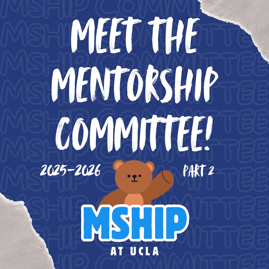 Introducing the second half of the MSHIP committee: the program coordinators!! They do the behind-the-scenes Tuesday event planning to bring the mentees fun and nurturing activities🌱 Swipe through to learn more about them!💫