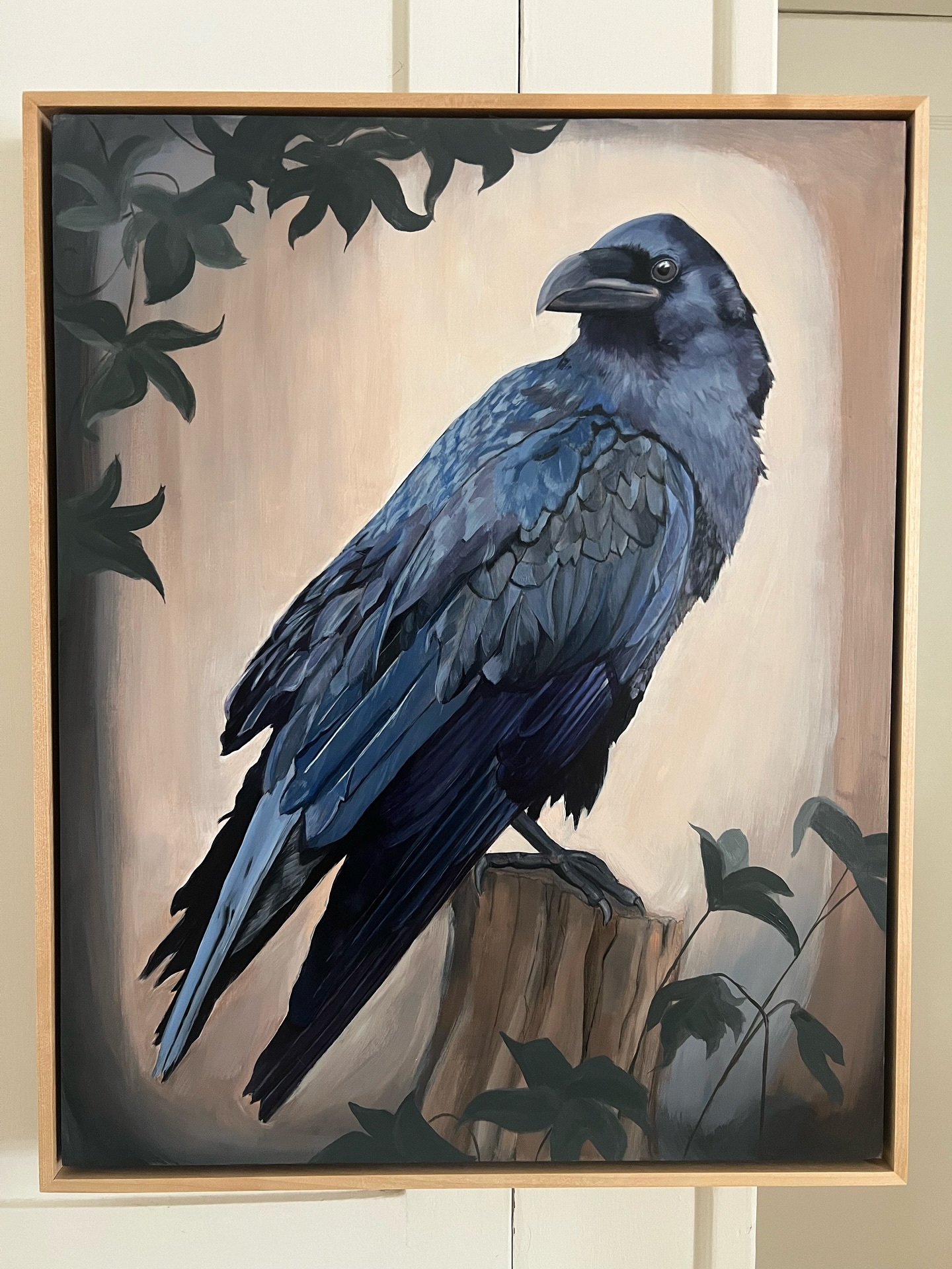 New raven painting just in time to welcome the upcoming Fall. This one will be available at the West Seattle Art Tour this weekend, Sept 20-21, 10am-5pm (stop 8 - 4330 SW Dawson St). Both original (16x20”) and prints will be available. Sign up for my newsletter if you want to receive more info and early access to shop. Hope to see you there!