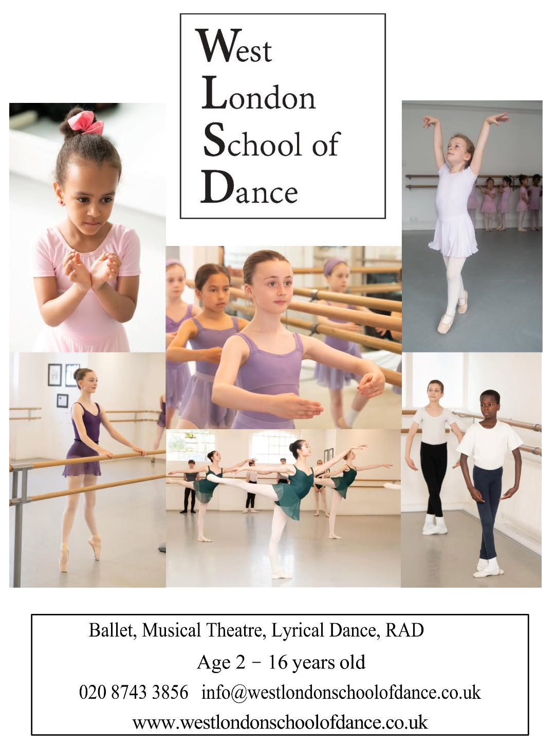 It's not too late to join our classes this term.
From age 6, you can be part of our annual Nutcracker performances.
Sign up for a free trial class, and join the WLSD family.