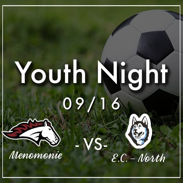 Youth Night 2025 — What a Night!
This year’s Youth Night was extra special
In addition to our brand-new inflatable target game (fundraised equally by the Boys and Girls Soccer teams ), our young fans enjoyed:
Free T-shirts sponsored by generous local businesses, Mustang soccer wristbands, Creative poster-making station, Fun Tempo tattoos, delicious concessions, pictures with Mascot … and so much more! ⚽
One of the most touching moments of the night — our seniors presented their 4K teacher, Maggie, with a Menomonie Area Soccer flag, and officially crowned her our new “Menomonie Soccer Mom”
And to top it off, many of our youth coaches came out to cheer on the boys, showing just how strong and supportive our soccer community truly is.
Thank you to everyone who made this night unforgettable!
#GoMustangs #YouthNight #MustangSoccer #MenomoniePride #FutureMustangs