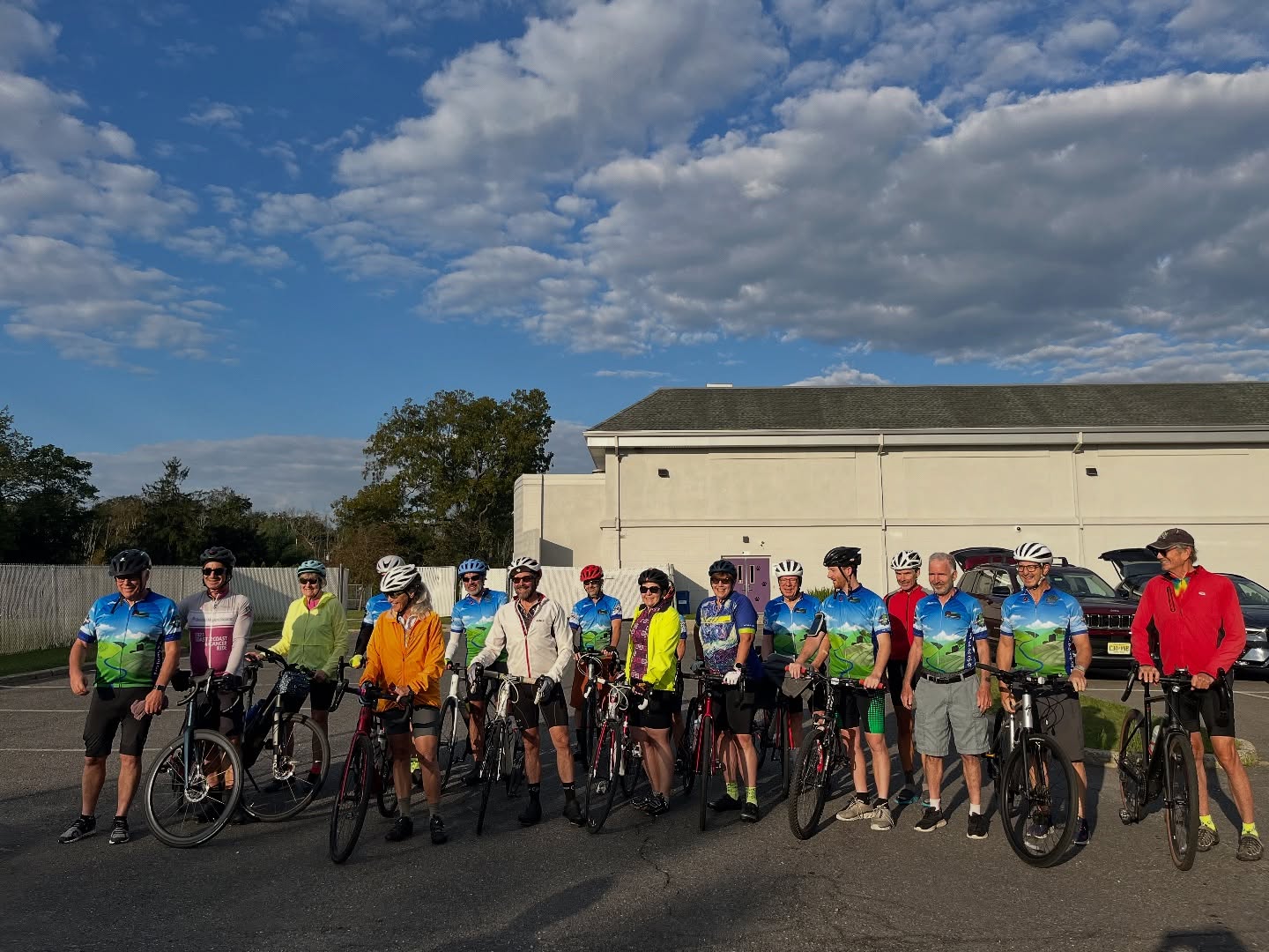 Last Saturday, the fourth annual Land Conservancy Fondo had 19 cyclists pedaling for preservation! We spent a beautiful, sunny morning looping 30 miles through the fields and forests of Warren County, beginning in historic Hope and winding through Frelinghuysen. Much of the scenery was land that TLCNJ has preserved over the decades, which made the ride especially satisfying. Best of all, our supporters raised over $10,000, which will allow our organization to save even more of the Garden State’s natural beauty!