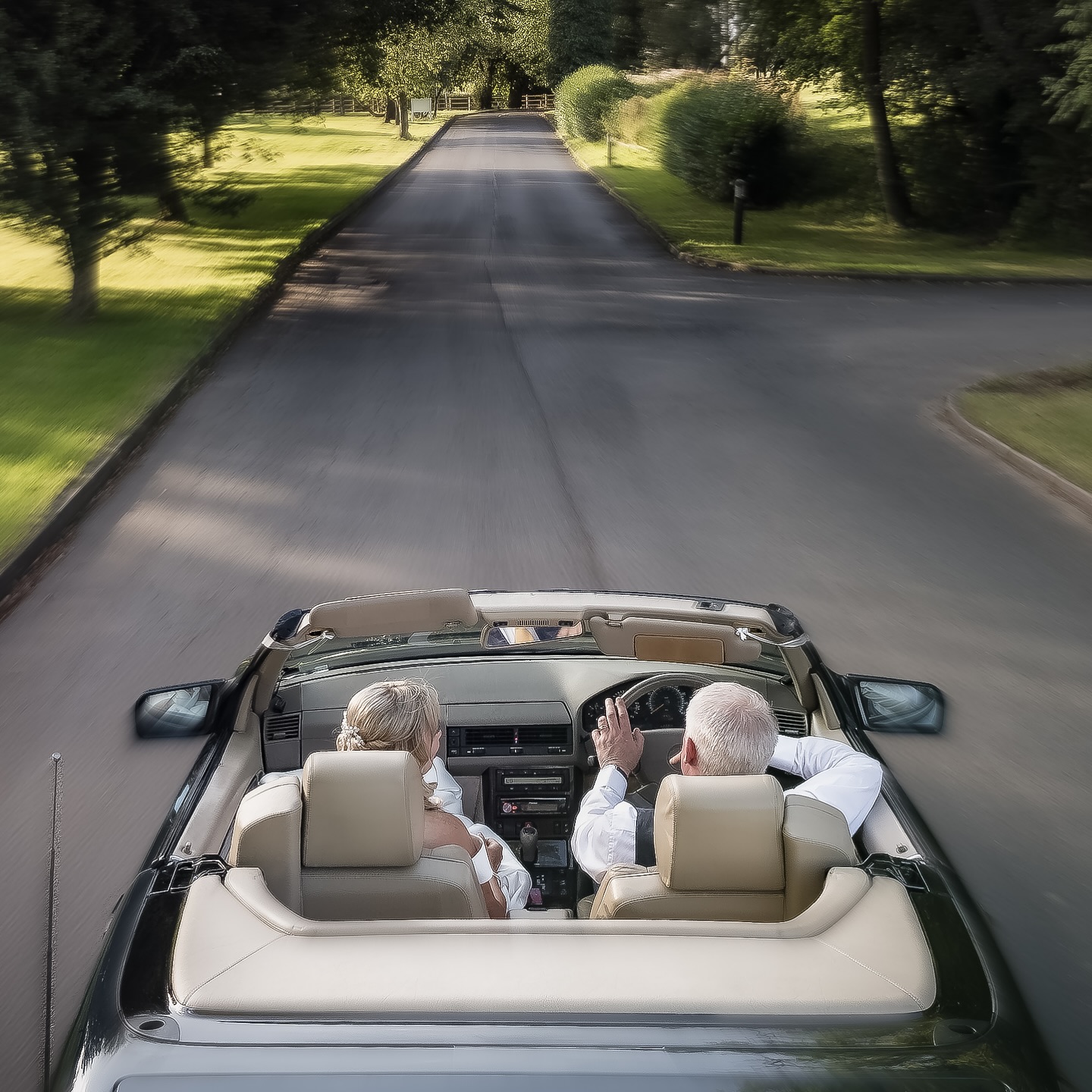 Not all shots with a drone have to be from a height.