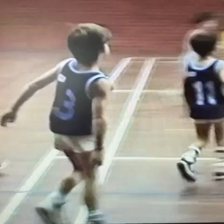 🏀 The year - about 1988. The sneakers - Aerosports. This was the most dangerous court 😂 COVERED in dust 😂 And the sidelines had about three inches before you hit a brick wall 🧱 🤕 Still, loved every second of it. Except that foul. I still don't think that was a foul.