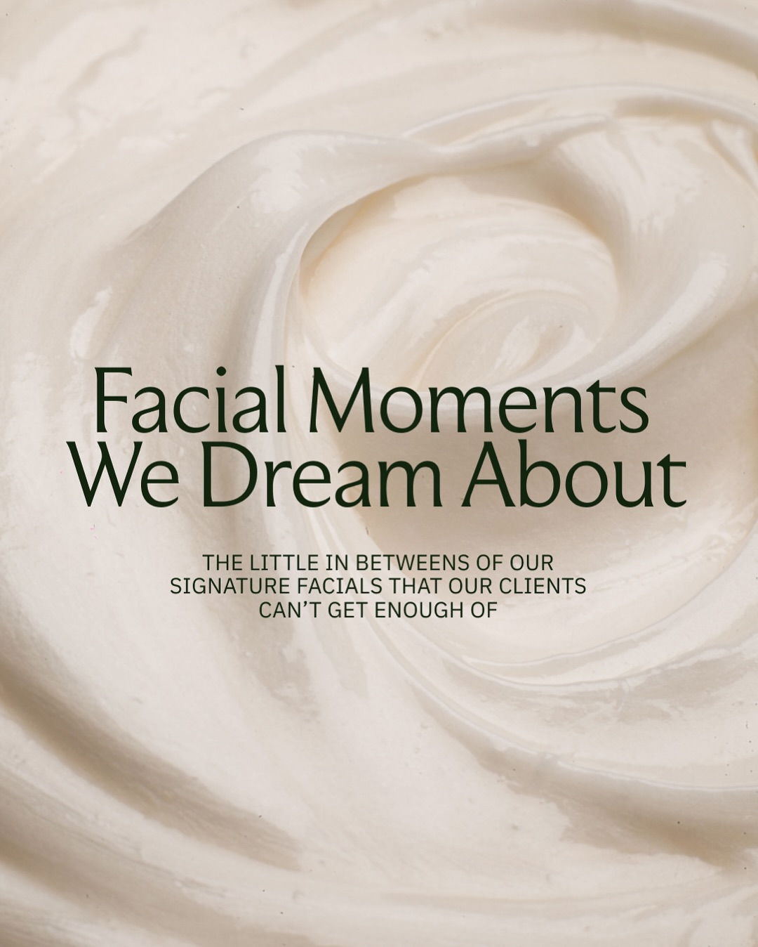 Facial moments we dream about.
We’ll be the first to admit, our facials can be a little more intense than the average (we’re looking at you, BioRepeel). But we think it’s the little moments in between that make the intensity worth it 🫶🏽