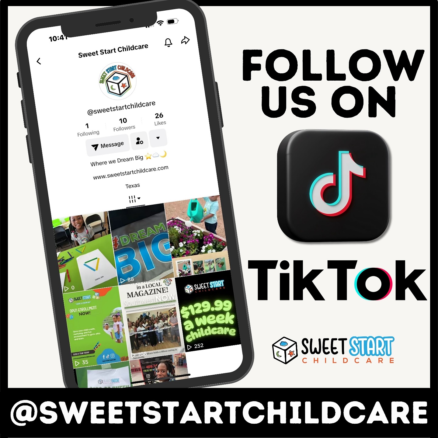 TikTok has entered the chat 👋🏾 Come join us for more smiles, giggles, and Sweet Start moments!