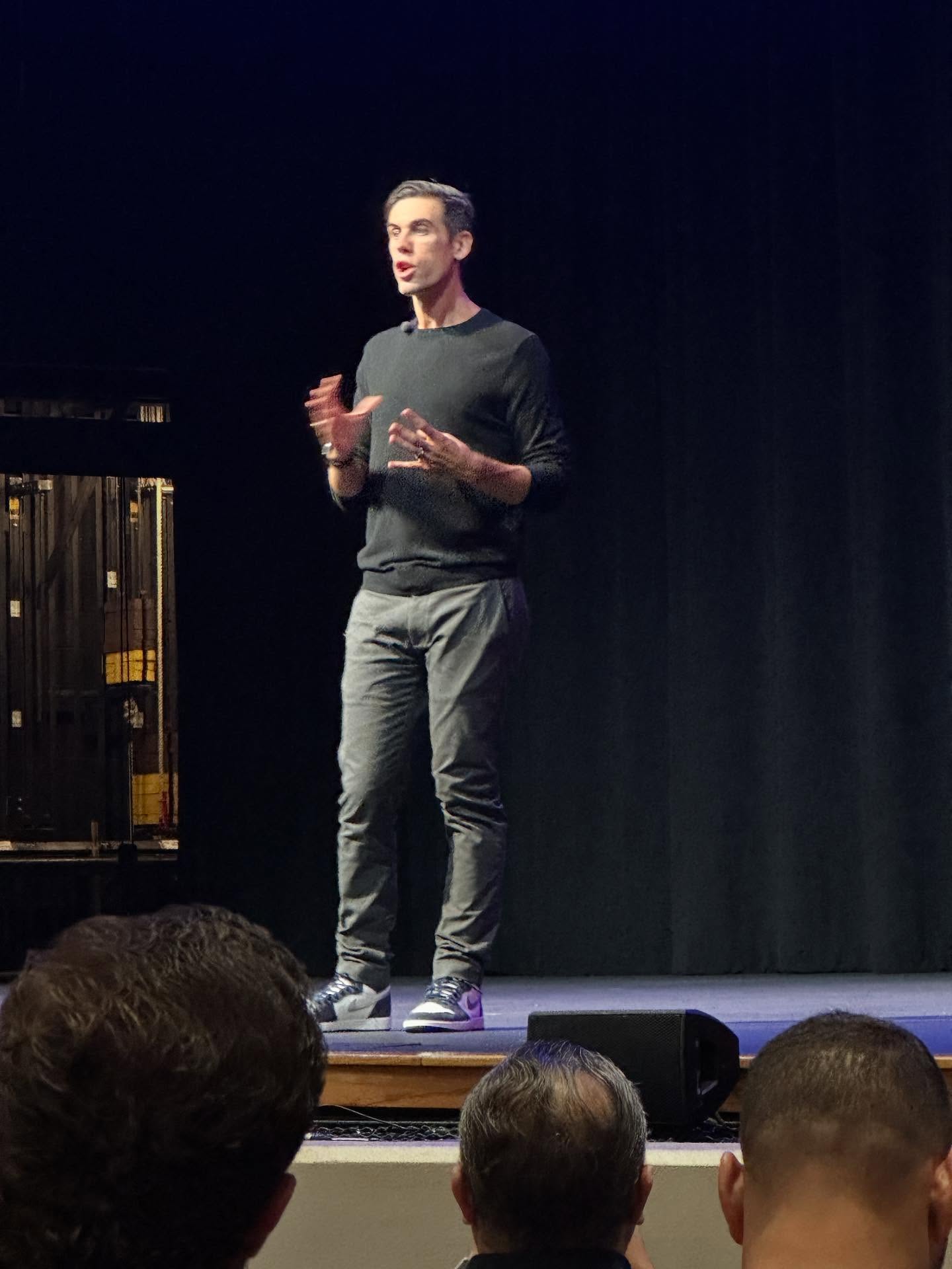 Enjoyed @ryanholiday last night in Austin- sharing is message on stoicism and creating impact! 🔥 Nice job!