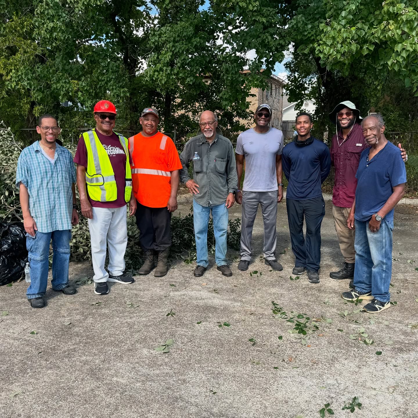 A huge thank you to the Men of Pilgrim!
Today they came together to clean and beautify our lots and take care of some overgrown areas (and just in time for our Annual Church Picnic too!)
Their service, strength, and dedication remind us that working for God’s house is truly kingdom work. We are grateful for your faith, fellowship, and commitment to our church family. 🌿✨