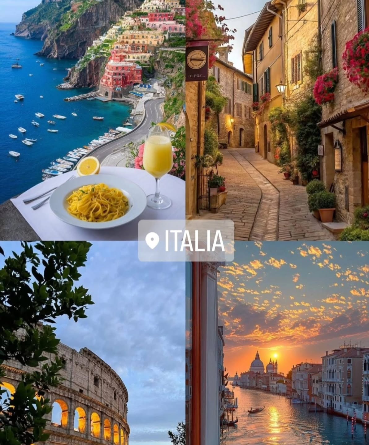 Italia 🇮🇹 es un país europeo con una rica historia y cultura, conocido por su arte, arquitectura, gastronomía y paisajes.
Lugares populares incluyen Roma con el Coliseo, Venecia con sus canales, Florencia con su arte renacentista, la Costa Amalfitana y las Cinque Terre con sus pintorescos pueblos costeros. 🌅
Qué esperas para conocerla??
#in2travel #Italia#viajes #diseñodeexperienciasdeviajes #travel
