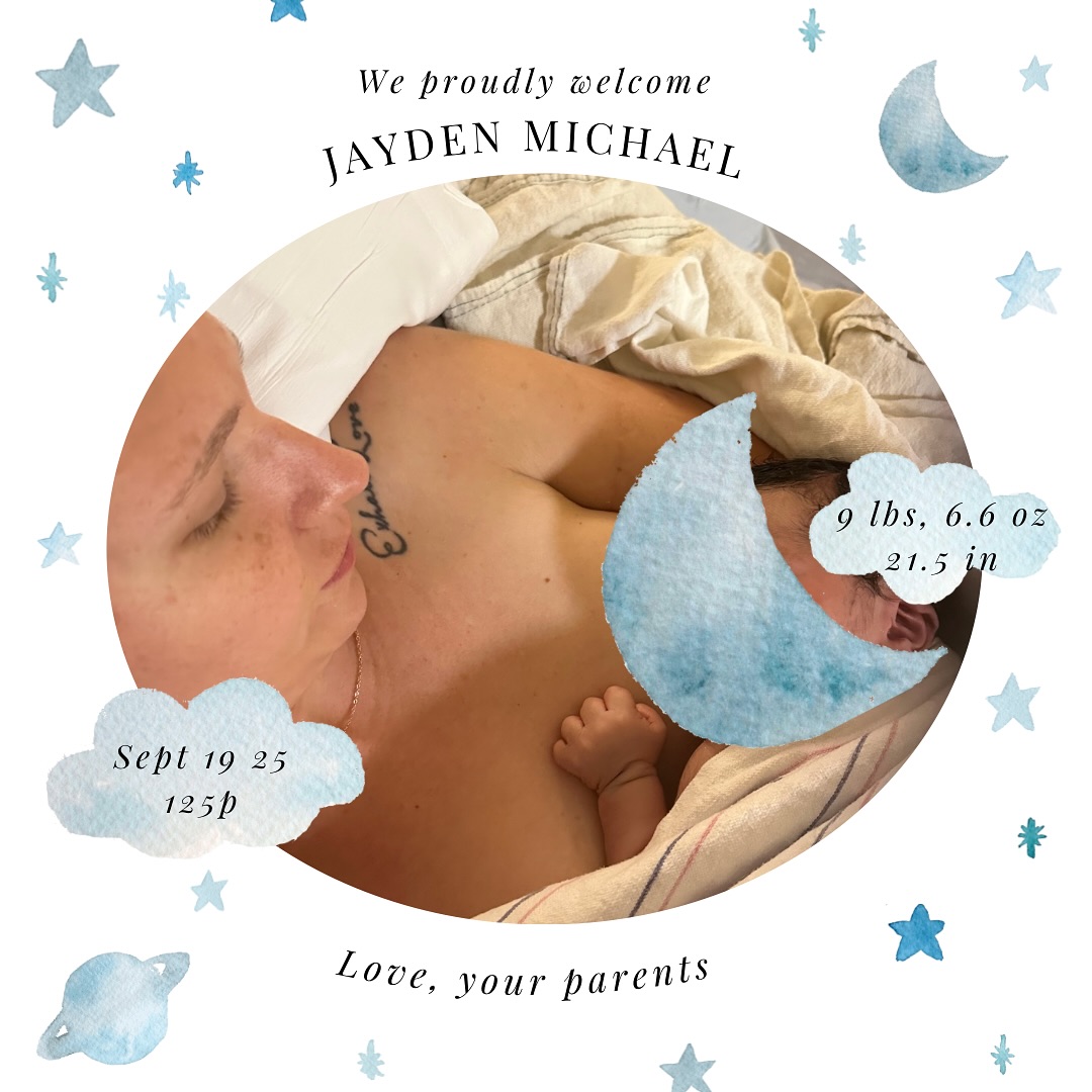 Proud to share… 🔊
The birth of our son! 👶🏽
Dr Miller had an unexpected birth experience, but regardless baby Jayden is finally out in this big world. Him and mom will be at home recovering and taking in all the snuggles over maternity leave
Dr Jess is in the office-take advantage of her vast knowledge until we’re back!
#babyboy #pregnant2025 #welcomebaby #babysnuggles #prenatalchiropractic #postpartumchiropractic #minneapolis #wayzata #excelsior #hopkins #stpaul #northloop #stlouispark #havenchiro #fourthtrimester #thirdtrimester #labordelivery #csection #vbac #birthprep