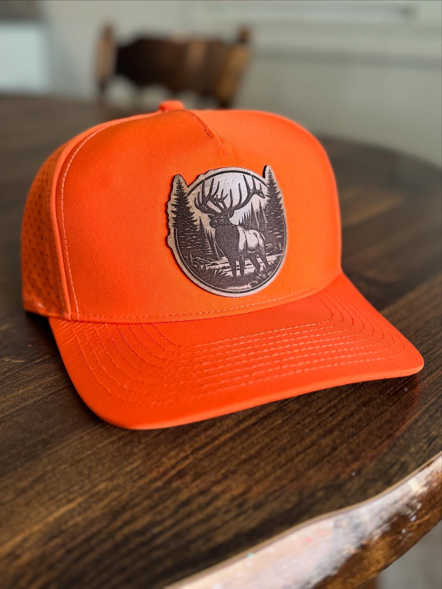JUST IN TIME! The hat company we use came through with an excellent quality orange hat just in time for hunting season! These hats are by far the most comfortable and durable hats we have came across!