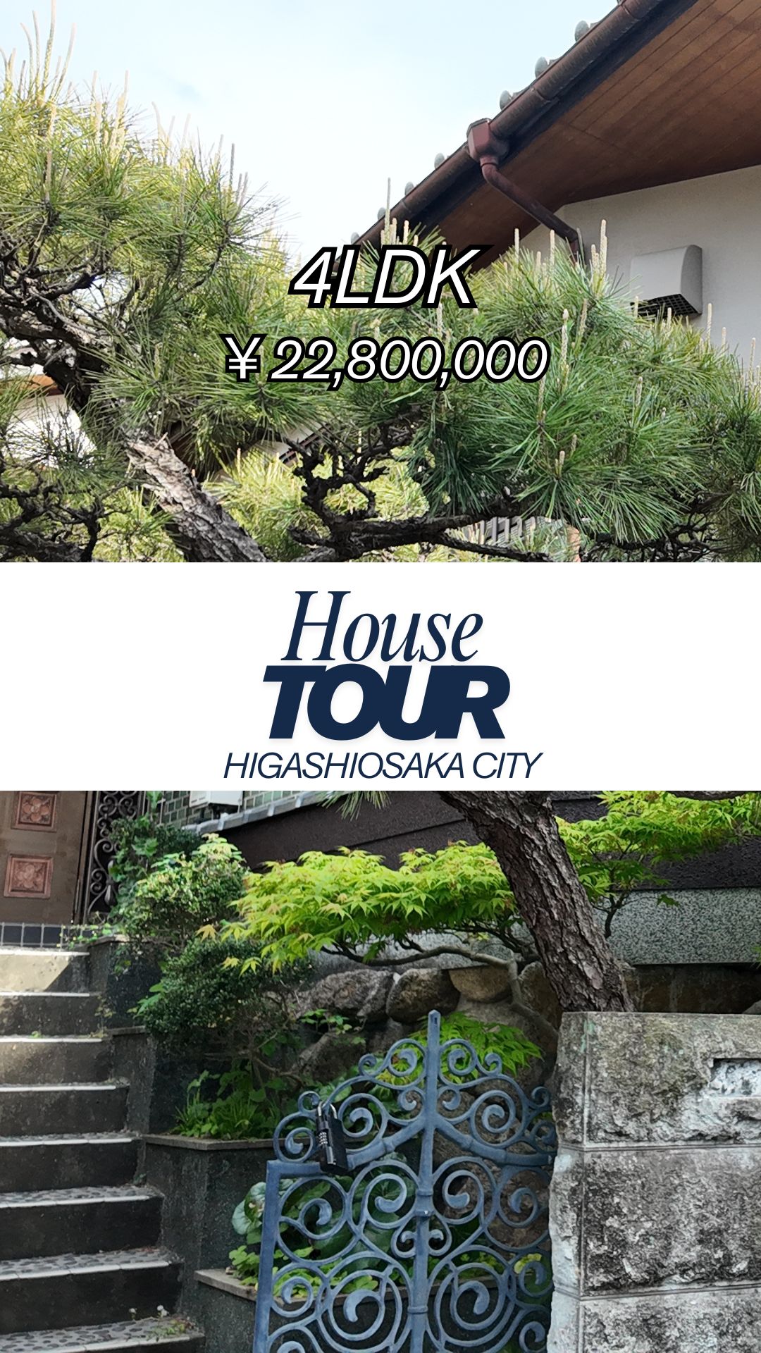 🏡 Property Tour: 2-Story 4LDK House for Sale in Higashiosaka City, Osaka.
Join us for a full walkthrough of this 2-story 4LDK house located in Higashiosaka City, just a 13-minute walk from Ishikiri Station on the Kintetsu Nara Line.
💴 Price: 2280万円 (Approx. $155,000 USD)
🏠 Layout: 4LDK — 4 rooms + Living + Dining + Kitchen
📍 Location: Higashiosaka City, Osaka Prefecture
📏 Floor Area: 139.67m² | Land Size: 210.48m²
🗓️ Year Built: July 1976
🚆 Nearest Station: Ishikiri Station (13 min walk)
🔧 Structure: Wooden | 2 Floors | Parking
🚿 Status: Vacant and Available
This is a great opportunity for buyers looking for a fully renovated home in the Higashiosaka area.
🔗 For more details message us on instagram or by email.
👉 https://www.omoroiosaka.com
--------
Note:
Please be advised that currency exchange rates are subject to fluctuation, and consequently, the price of the property may vary over time. The prices indicated in the accompanying image and description reflect the prevailing rates and values at the time of the original posting.
It is important to note that while we showcase exceptional properties, we are an independent entity representing buyers seeking their dream homes in Japan and are not affiliated with the original listing company.
Furthermore, while all properties are believed to be available at the time of posting, real estate listings can change rapidly, and therefore, the future availability of this specific property cannot be guaranteed.
📢 Ad/Advertisement – This post introduces a property currently for sale in Japan. Omoroi Osaka is not the listing broker or licensed real estate company. This is for informational and promotional purposes only. この投稿は広告です。日本で現在販売中の物件を紹介していますが、Omoroi Osakaは元付業者でも宅建業者でもありません。本投稿は情報提供および宣伝を目的としたものです。
#HigashiosakaHouseForSale
#HigashiosakaRealEstate
#OsakaPropertyMarket
#HouseForSaleJapan
#OsakaHouseHunting
#JapanRealEstateForSale
#HigashiosakaLiving
#OsakaHomeBuyers
#DreamHomeInOsaka
#omoroiosaka