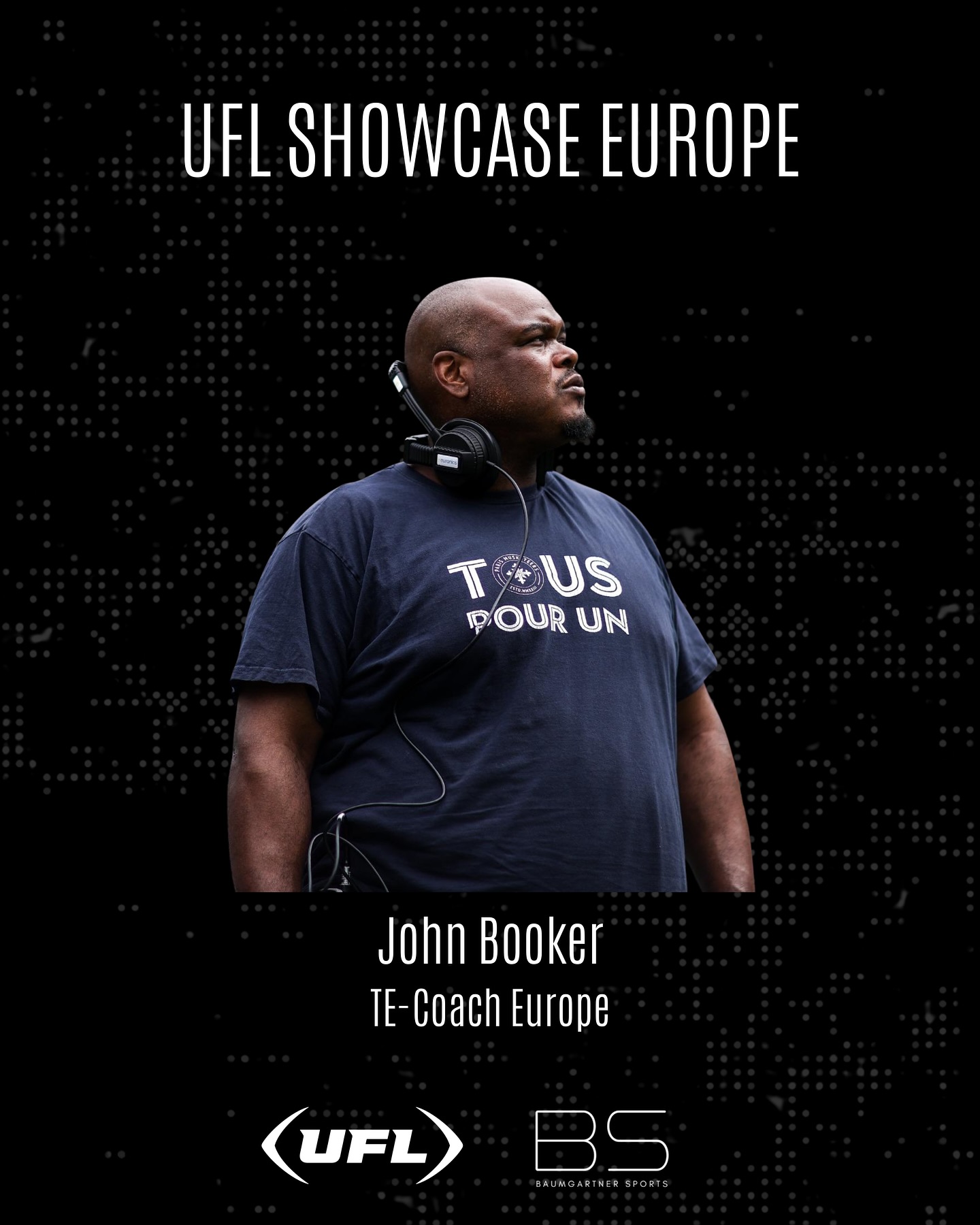 COACH ANNOUNCEMENT!!
John Booker has the special skill set of Head Coaching experience, and being a General Manager in European Football. The former player of the San Francisco 49ers will take care of the TE!
Get your registration done and show your skills!
Link in bio @baumgartner_sports
📸: @maximelepihif
#ufl #uflshowcase #uflshowcaseeurope #nfl #elf #europeanleagueoffootball #europeanfootballalliance #gfl #gfl2 #ifl #afl #swissamericanfootball #safv #parismusketeers #proplayer #americanfootballinternational