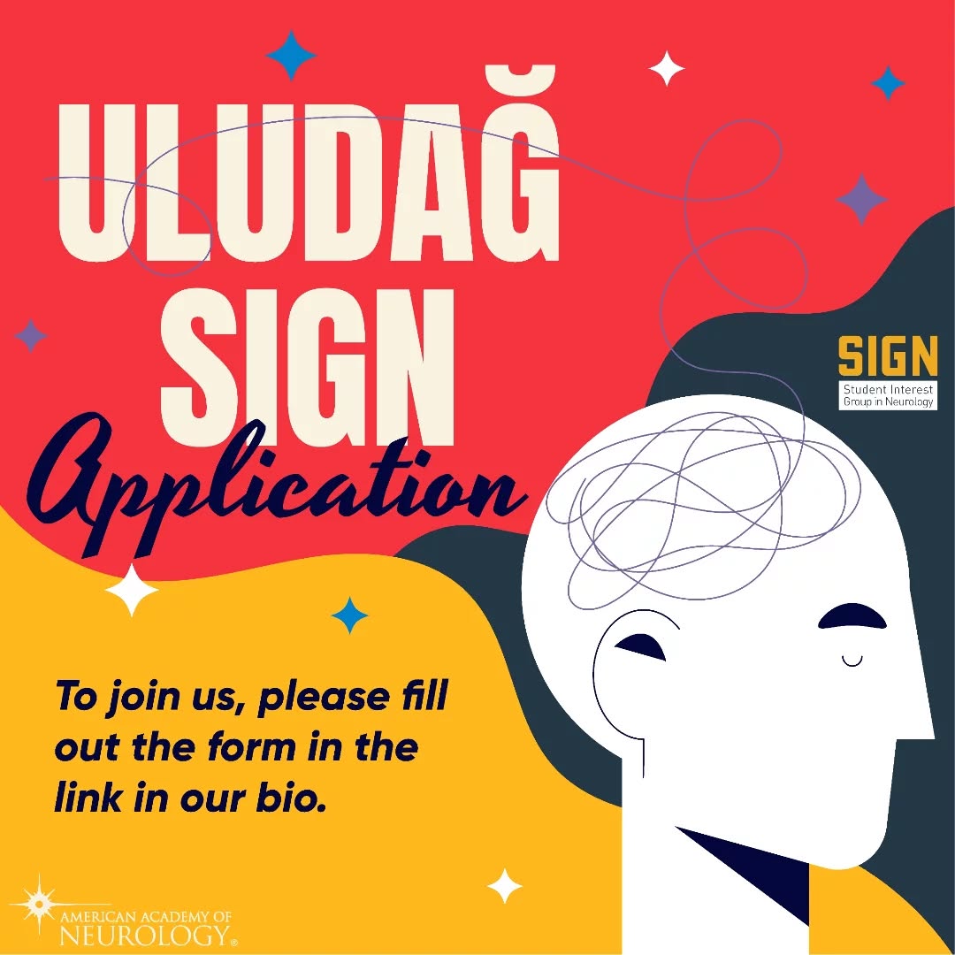 🚀 Uludağ SIGN applications are now open!
🌟 Would you like to become part of the Uludağ SIGN family?
🧠 We are excited to welcome anyone interested in neurology.
✨ Apply now through the link in our bio!